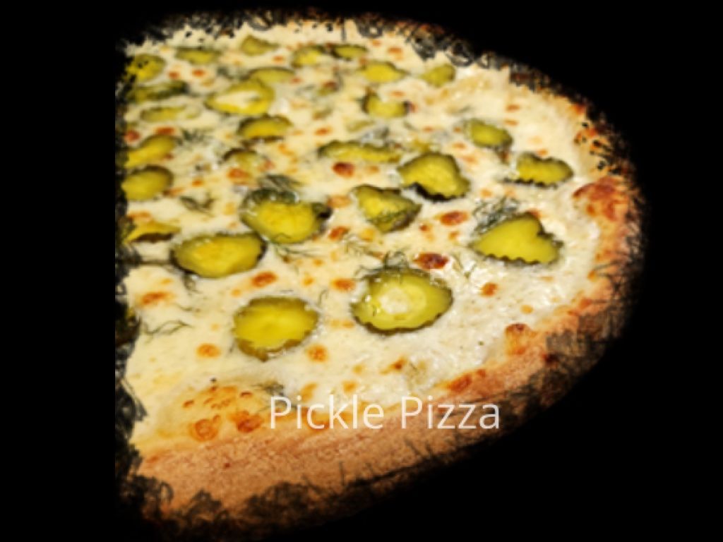 Large Pickle Pizza.