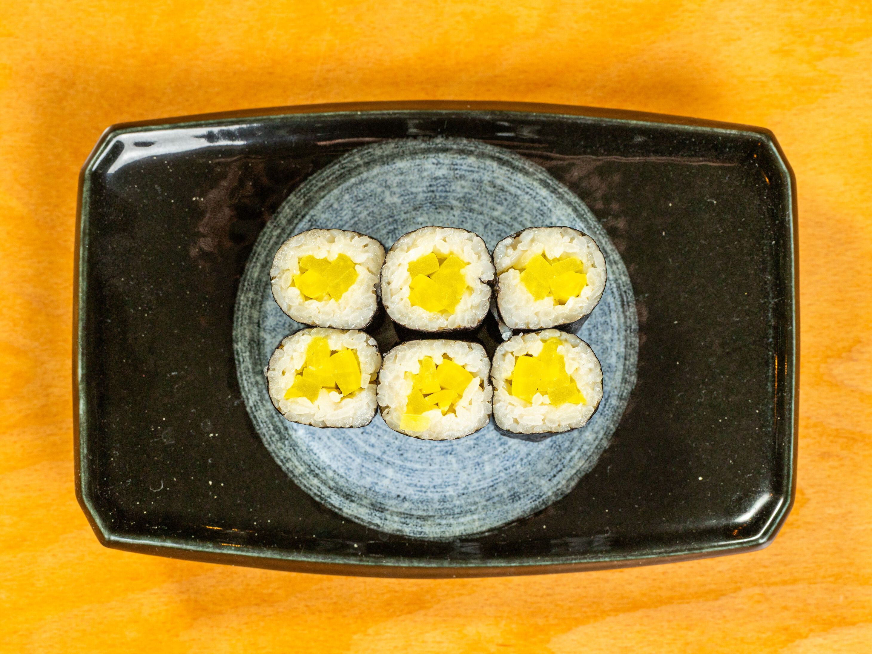 Japanese Pickled Radish Roll.