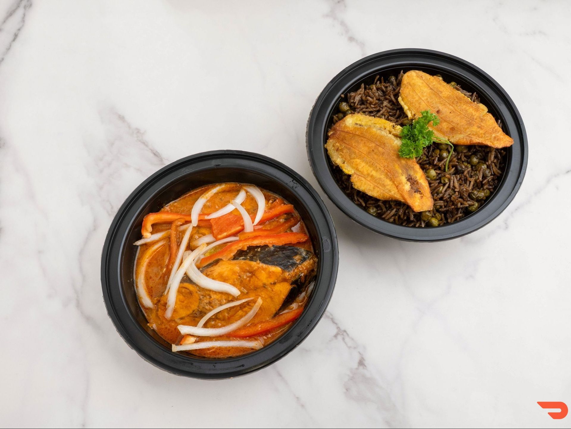 Caribbean Creole King Fish Steak.