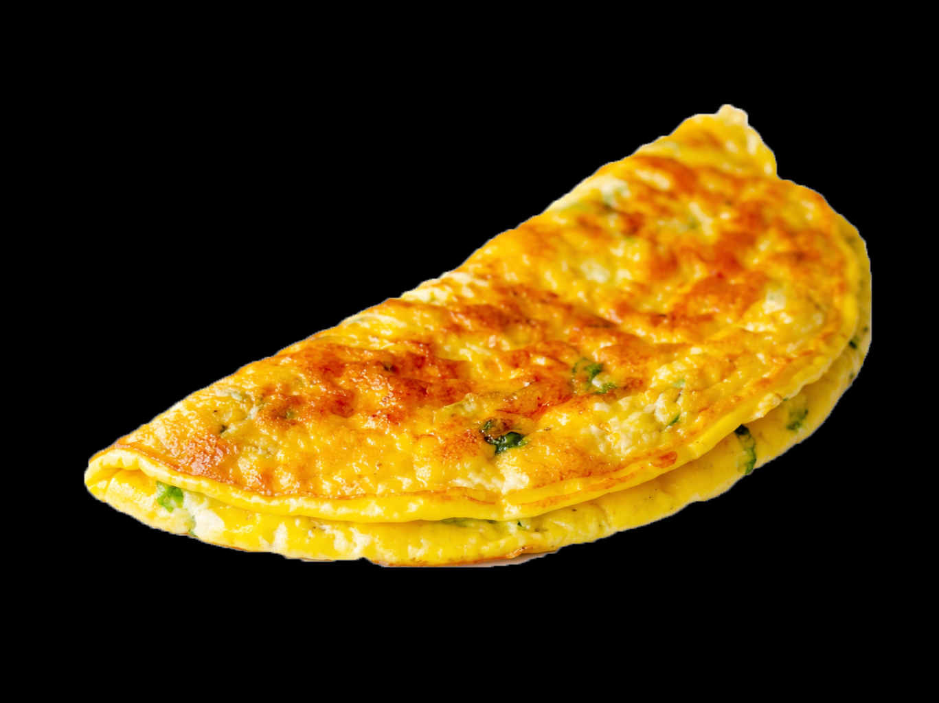 EGG N CHEESE OMELET.