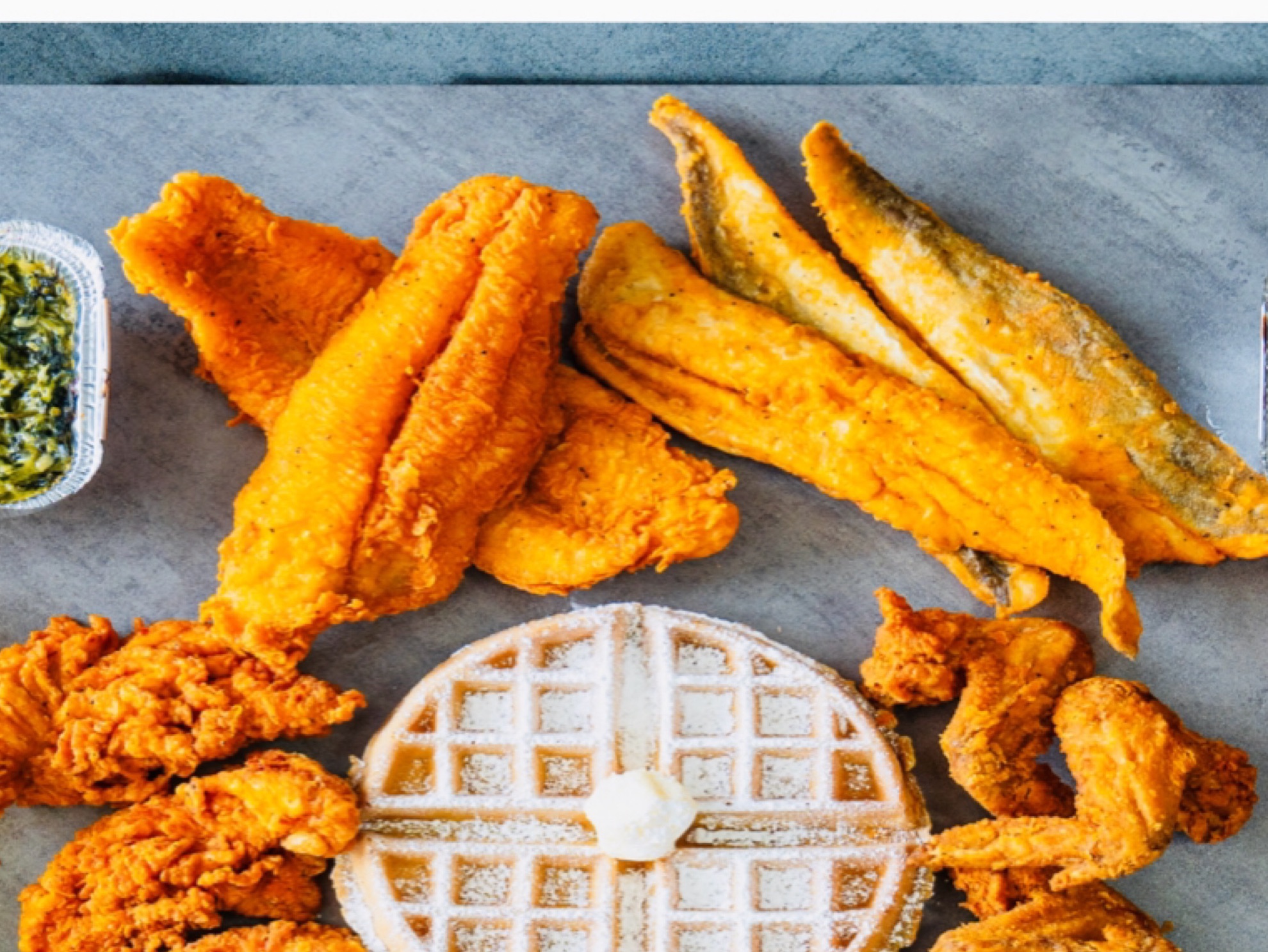 3 Catfish & 1 Waffle.