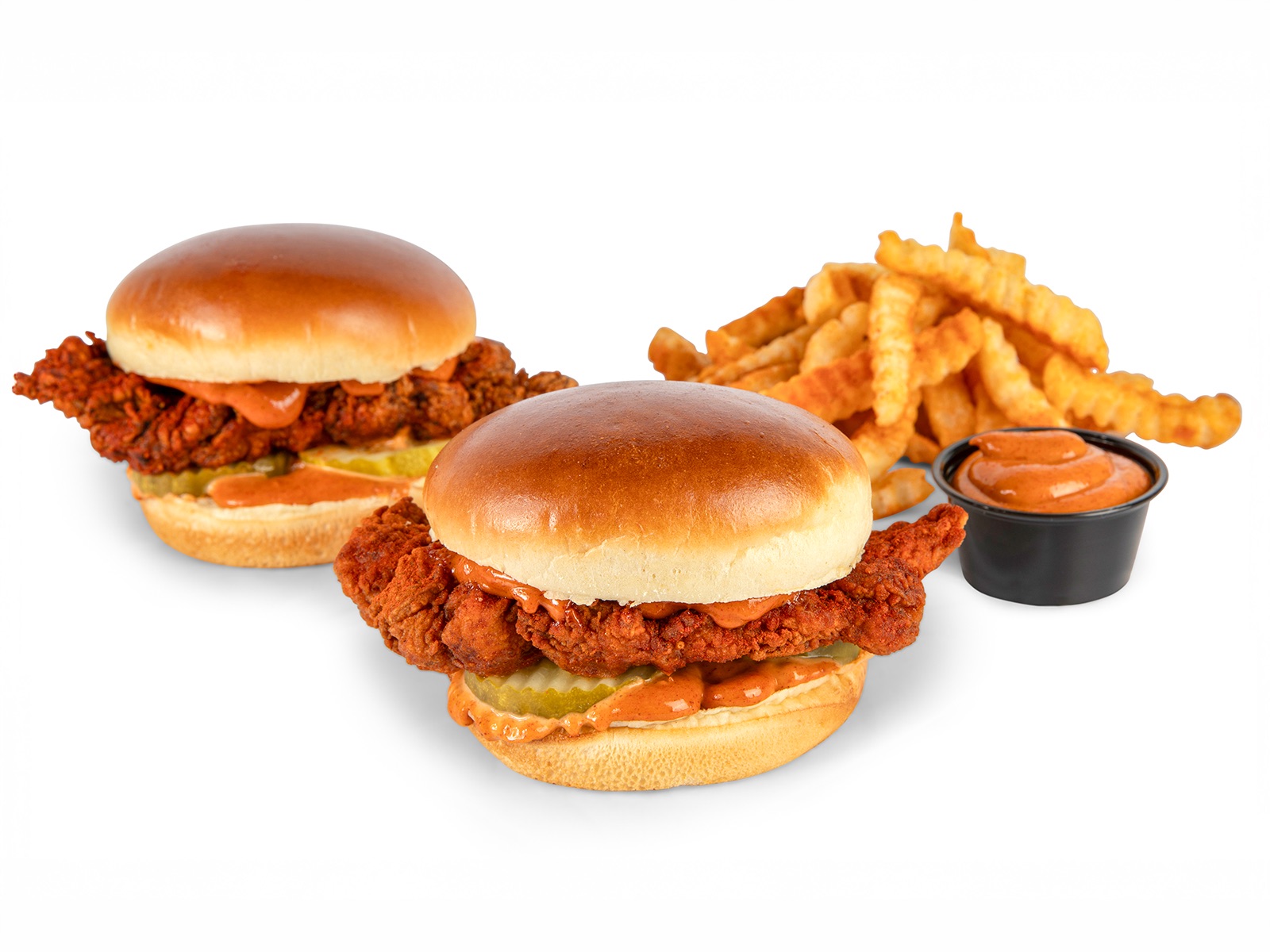 #2 2 Clucker Sliders & Fries