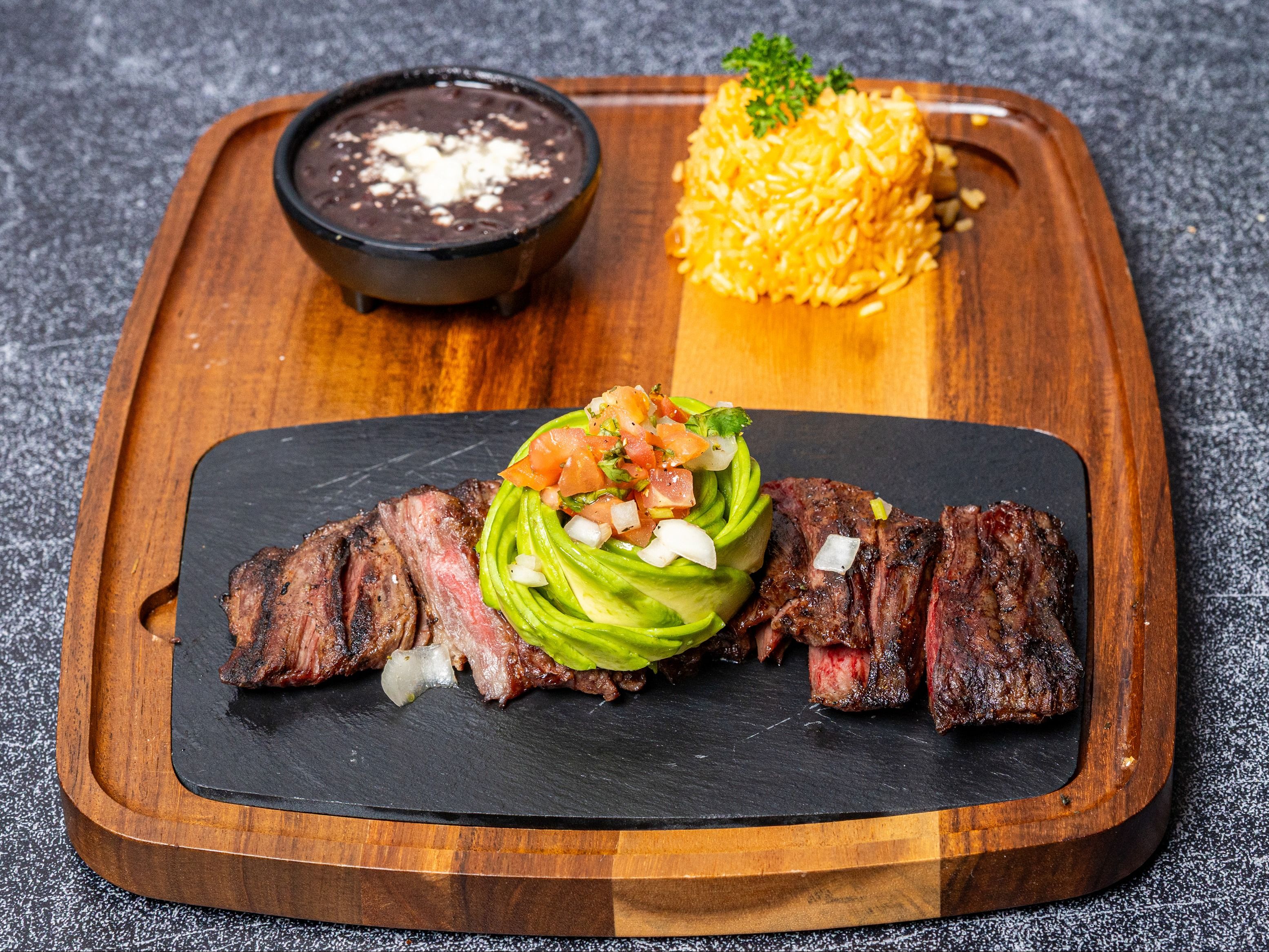 Steak Cancun.