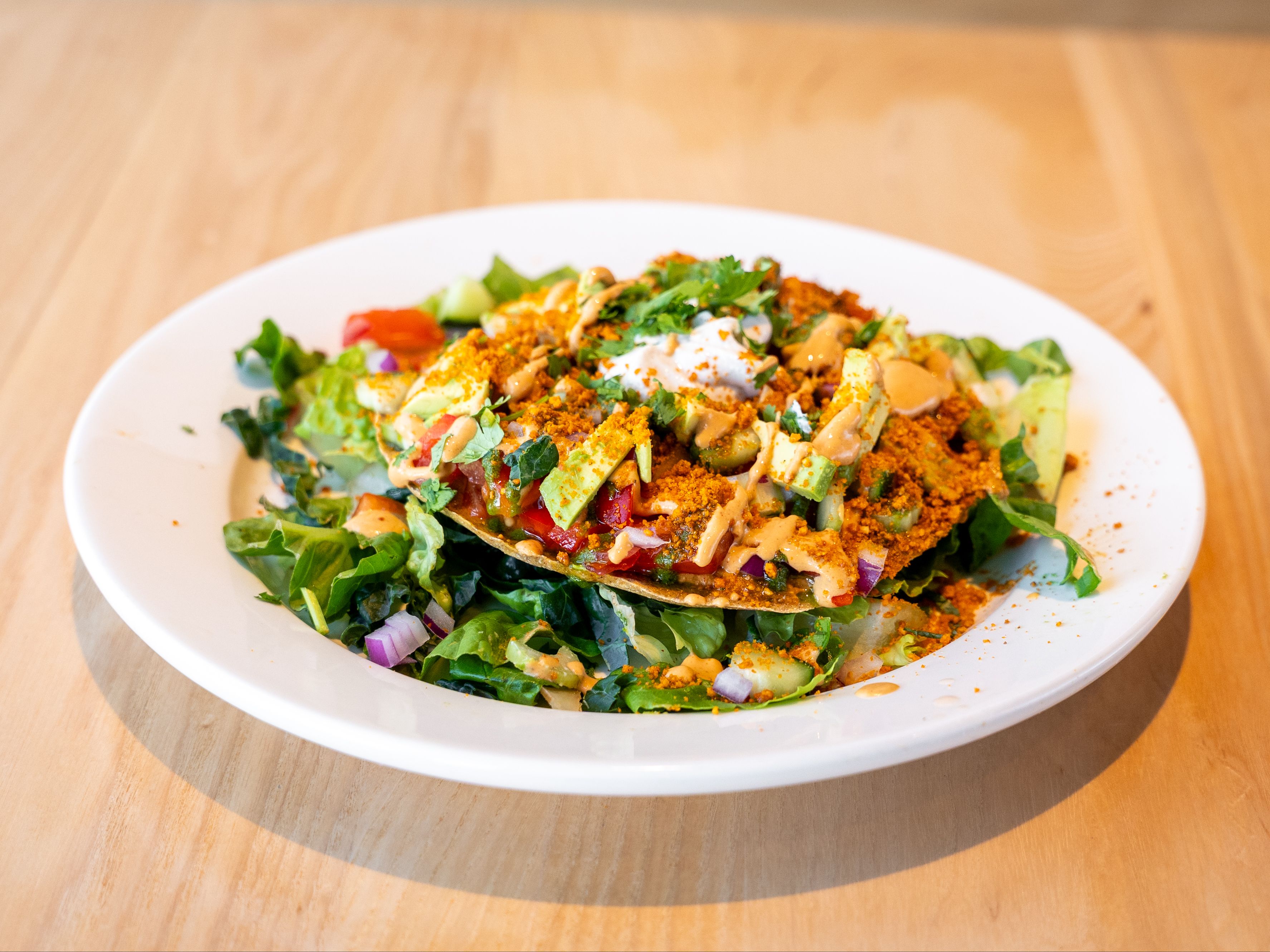 Beanless Tostada.