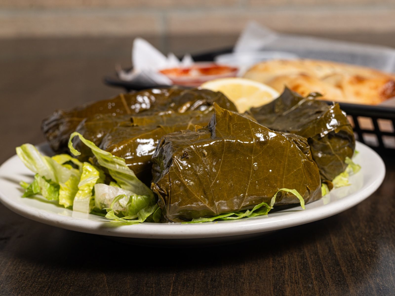 Stuffed Grape Leaves Tray.