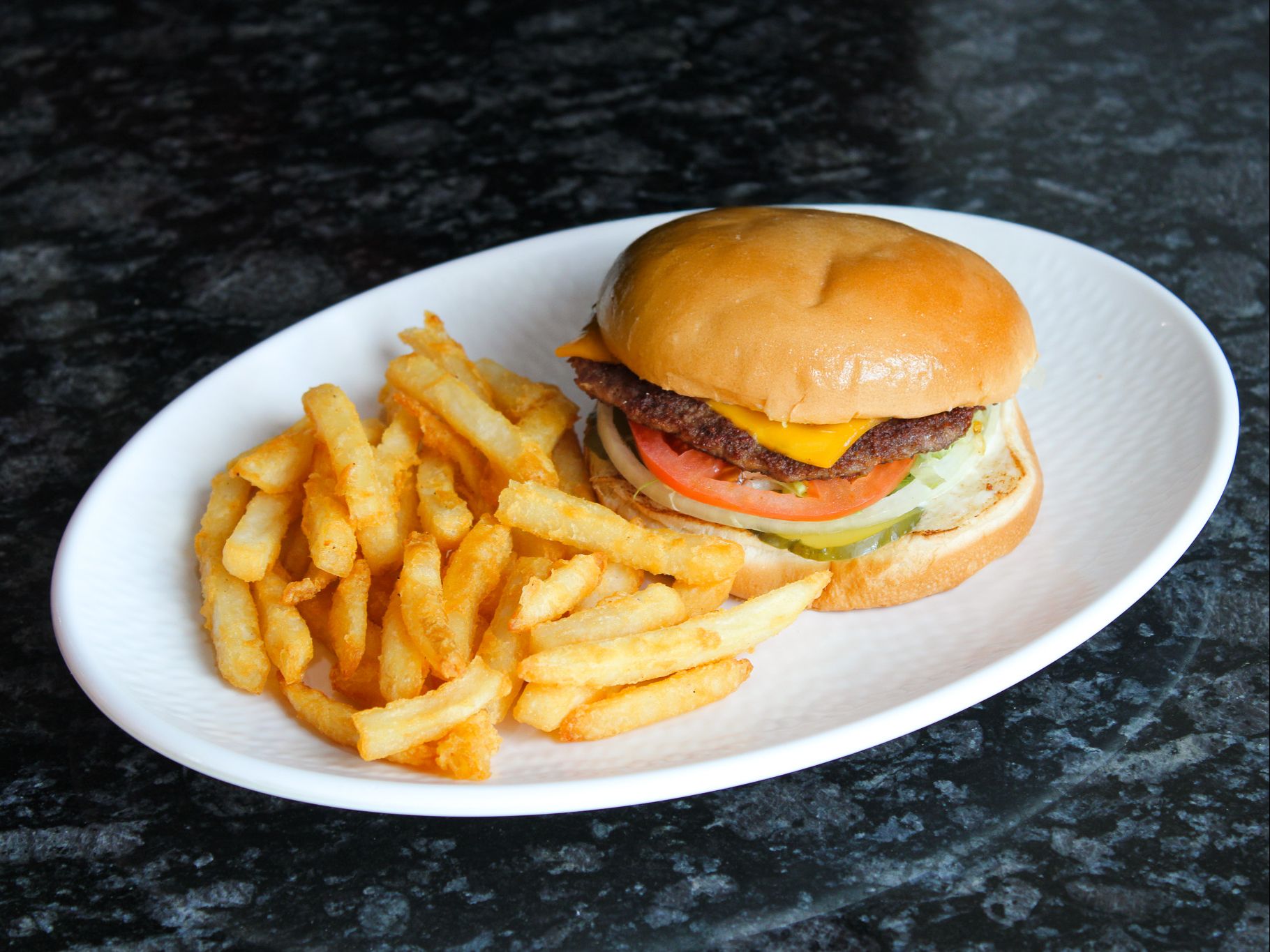 Loka Cheese Burger.