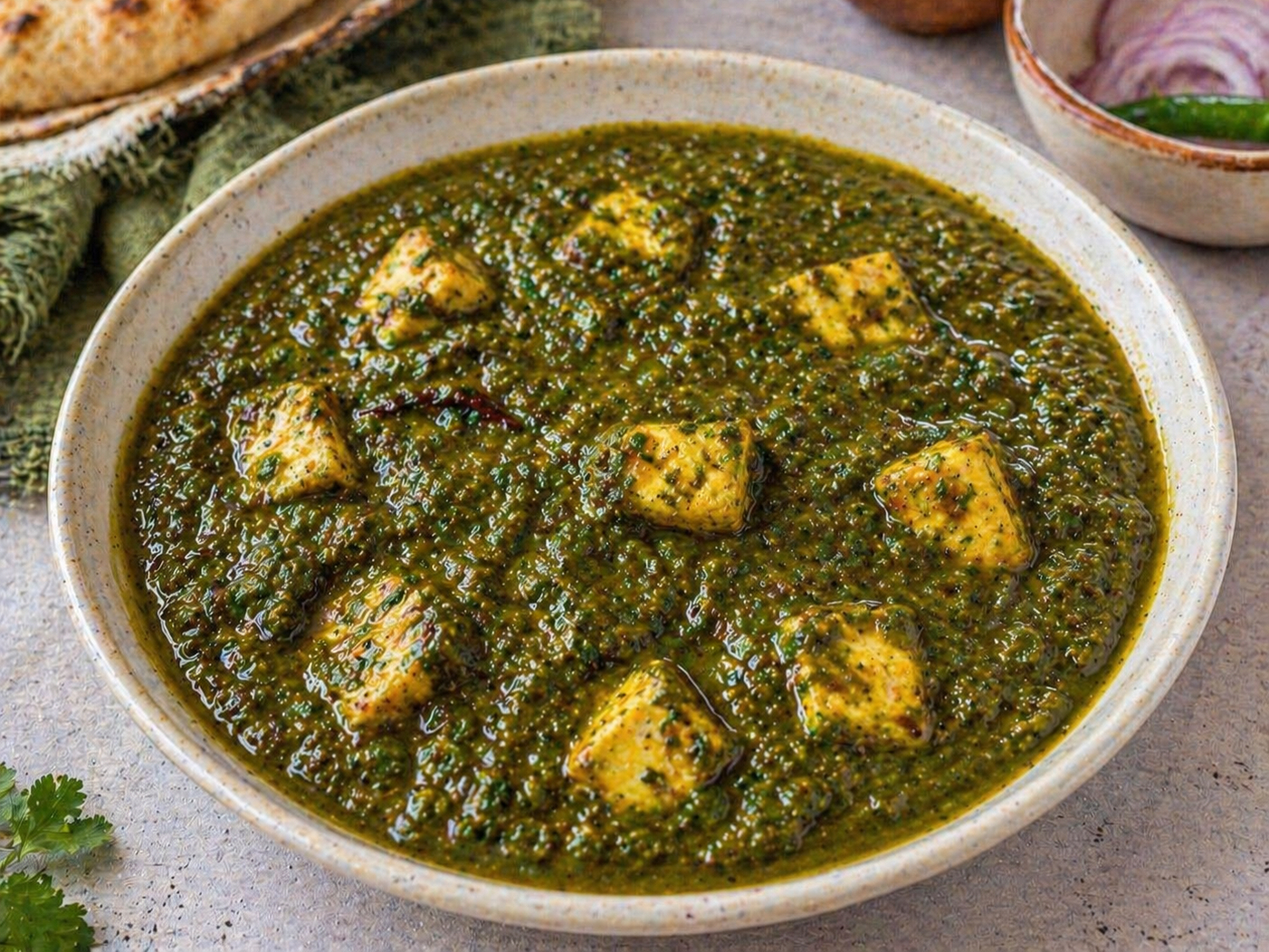 Saag Paneer.