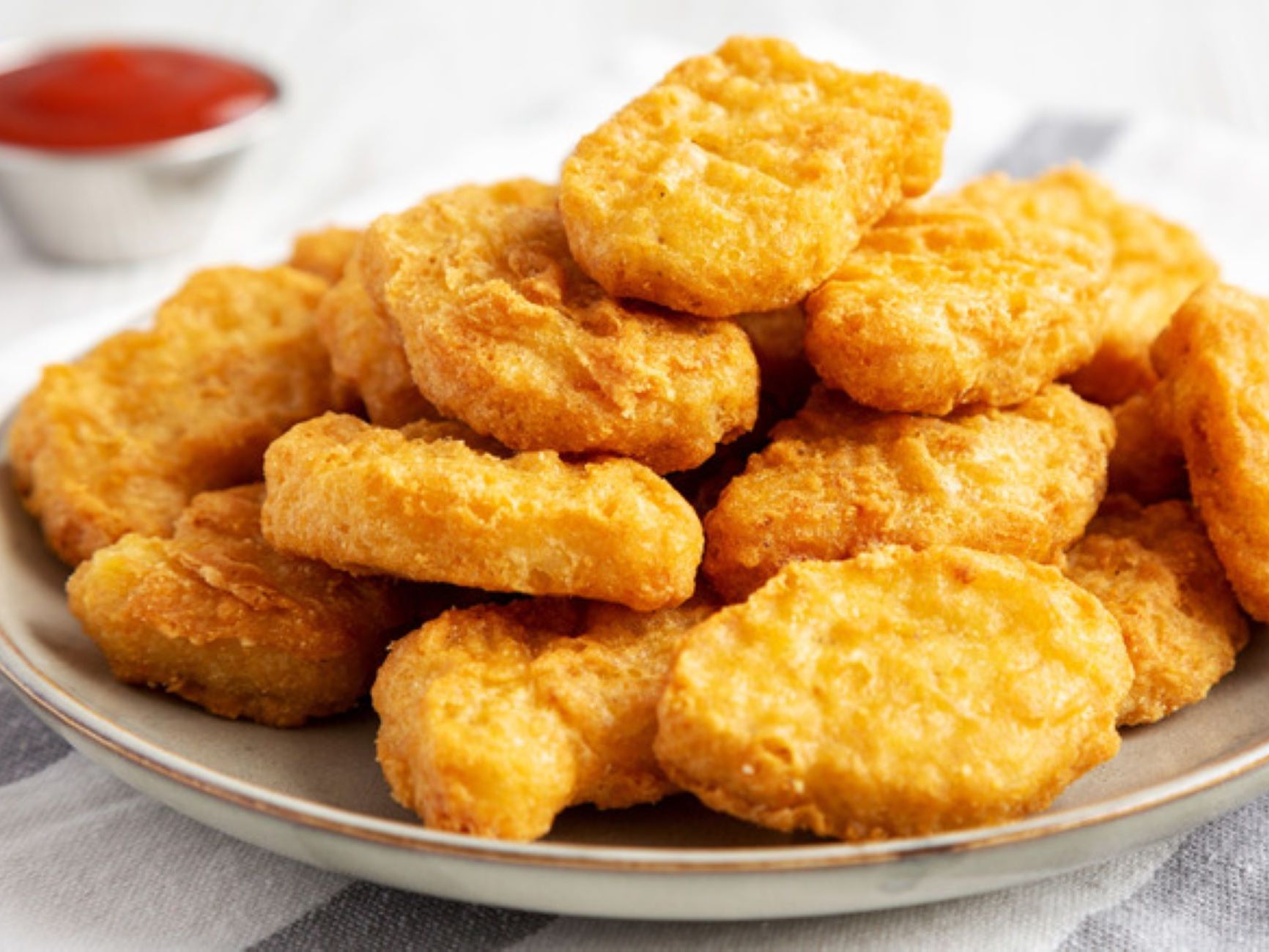 Chicken Nuggets With Fries.