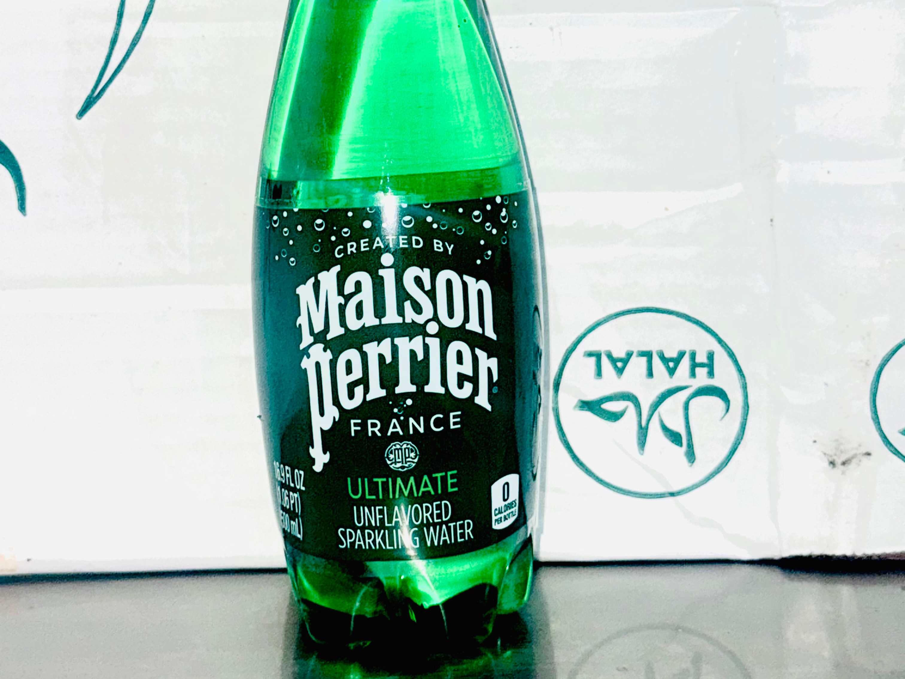 Unflavored Sparkling Water.