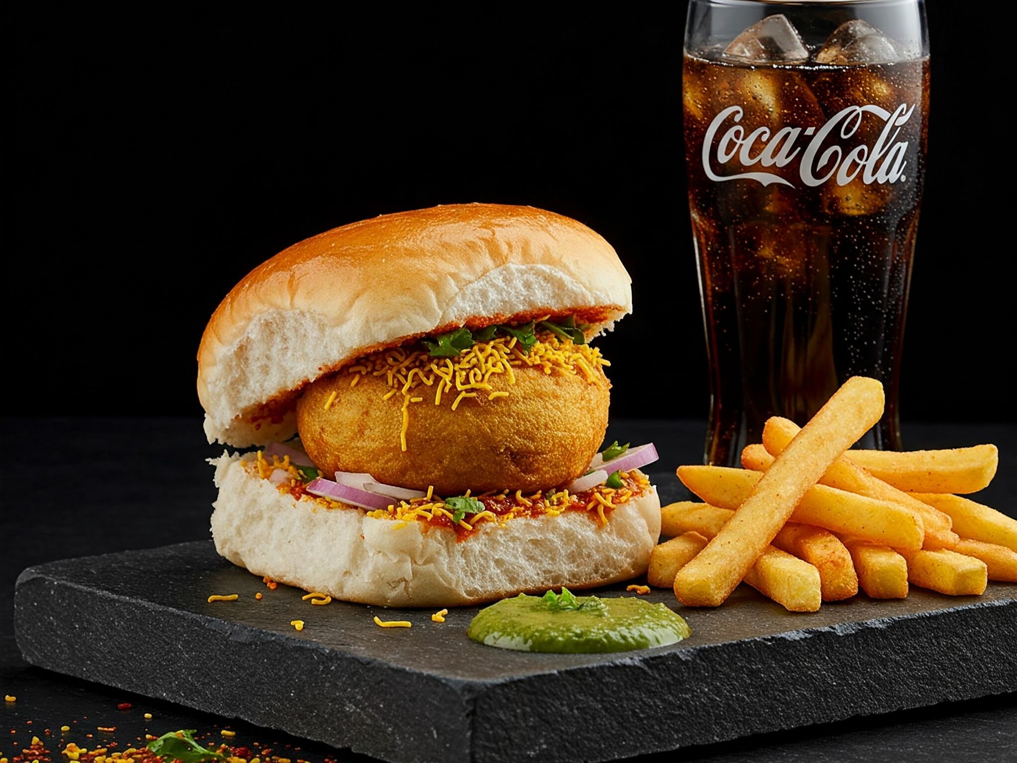 Vada Paav Meal.