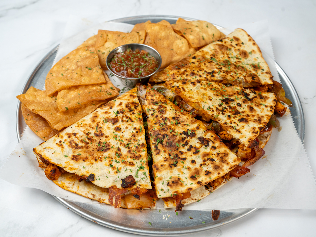 Veggie Quesadilla.