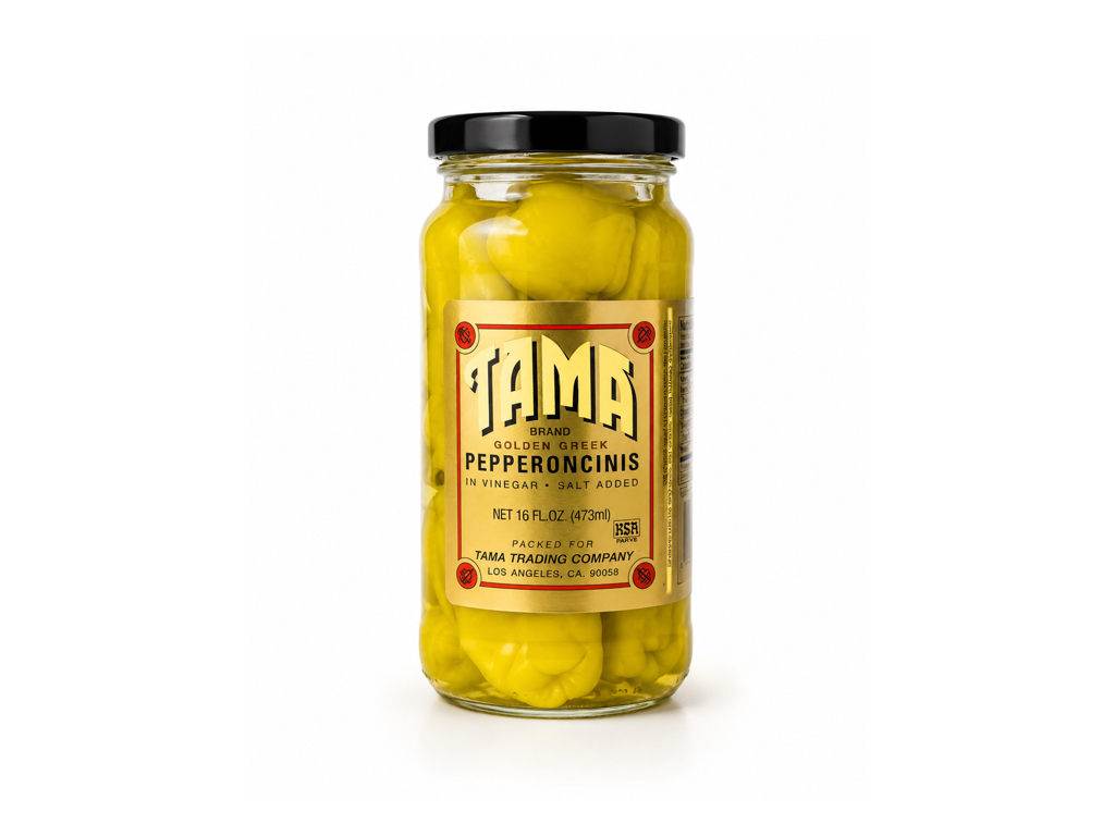 Golden Greek Pepperoncinis.