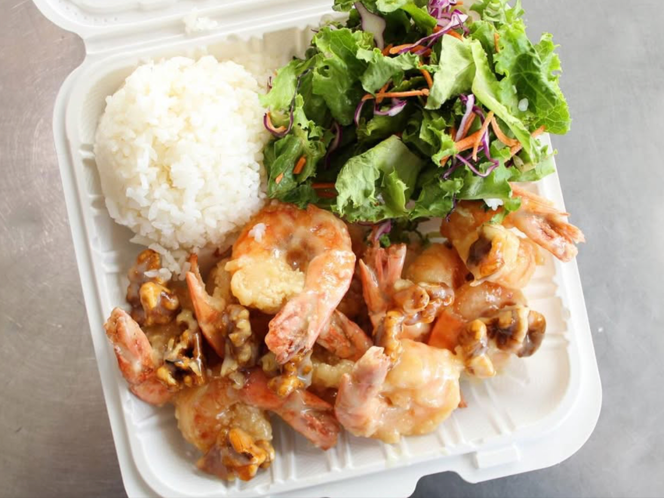 Butter Garlic Shrimp.