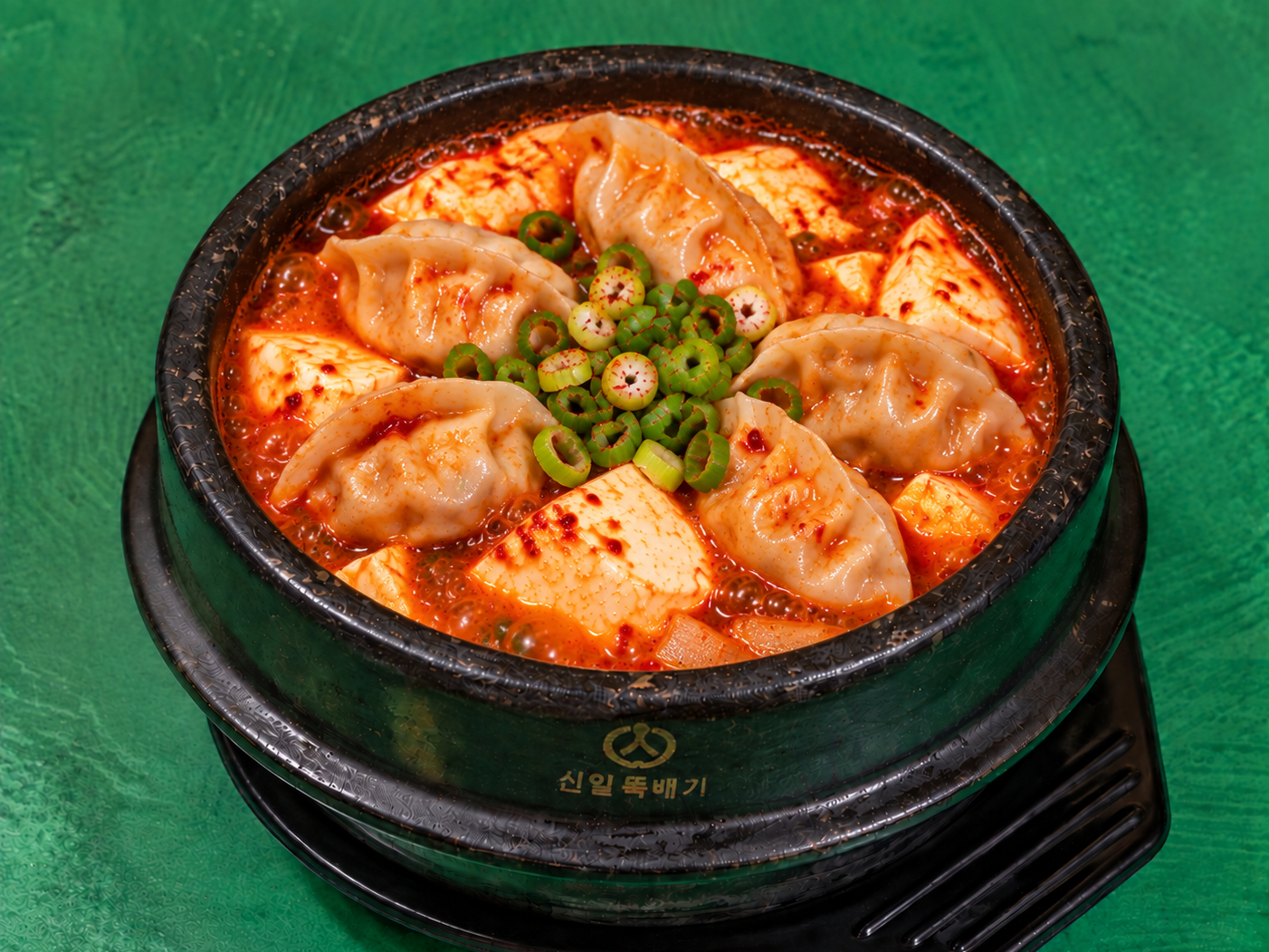 Dumpling Soft Tofu Soup.