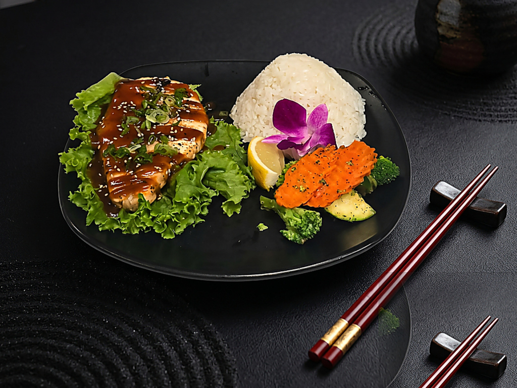 Salmon Teriyaki.