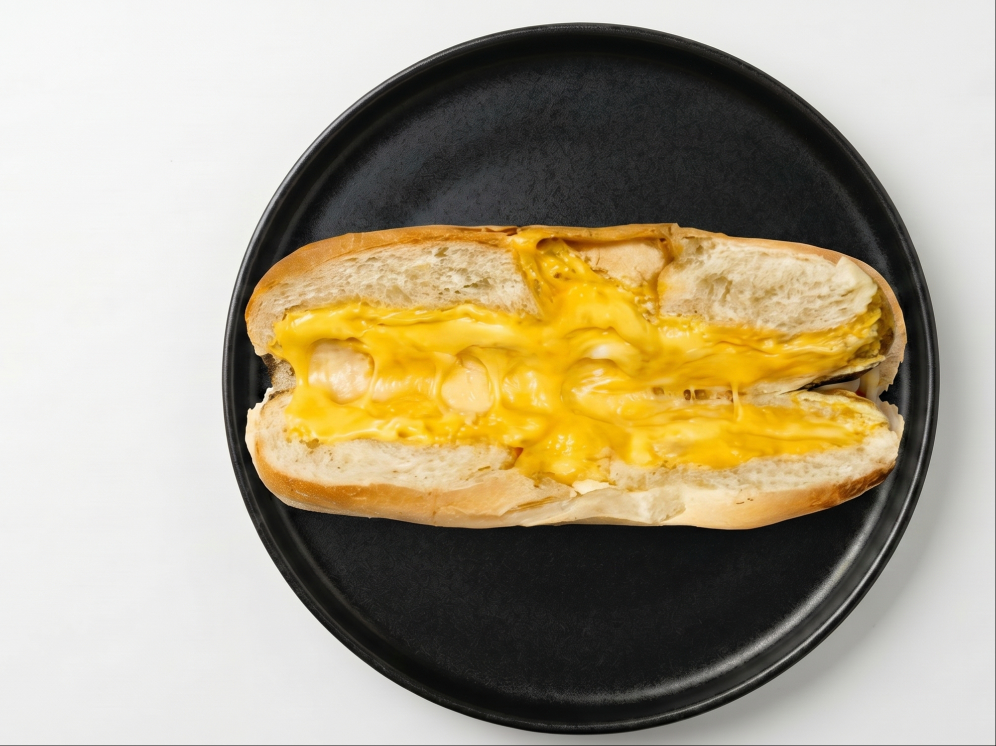 Eggs and Cheese on Bagel.