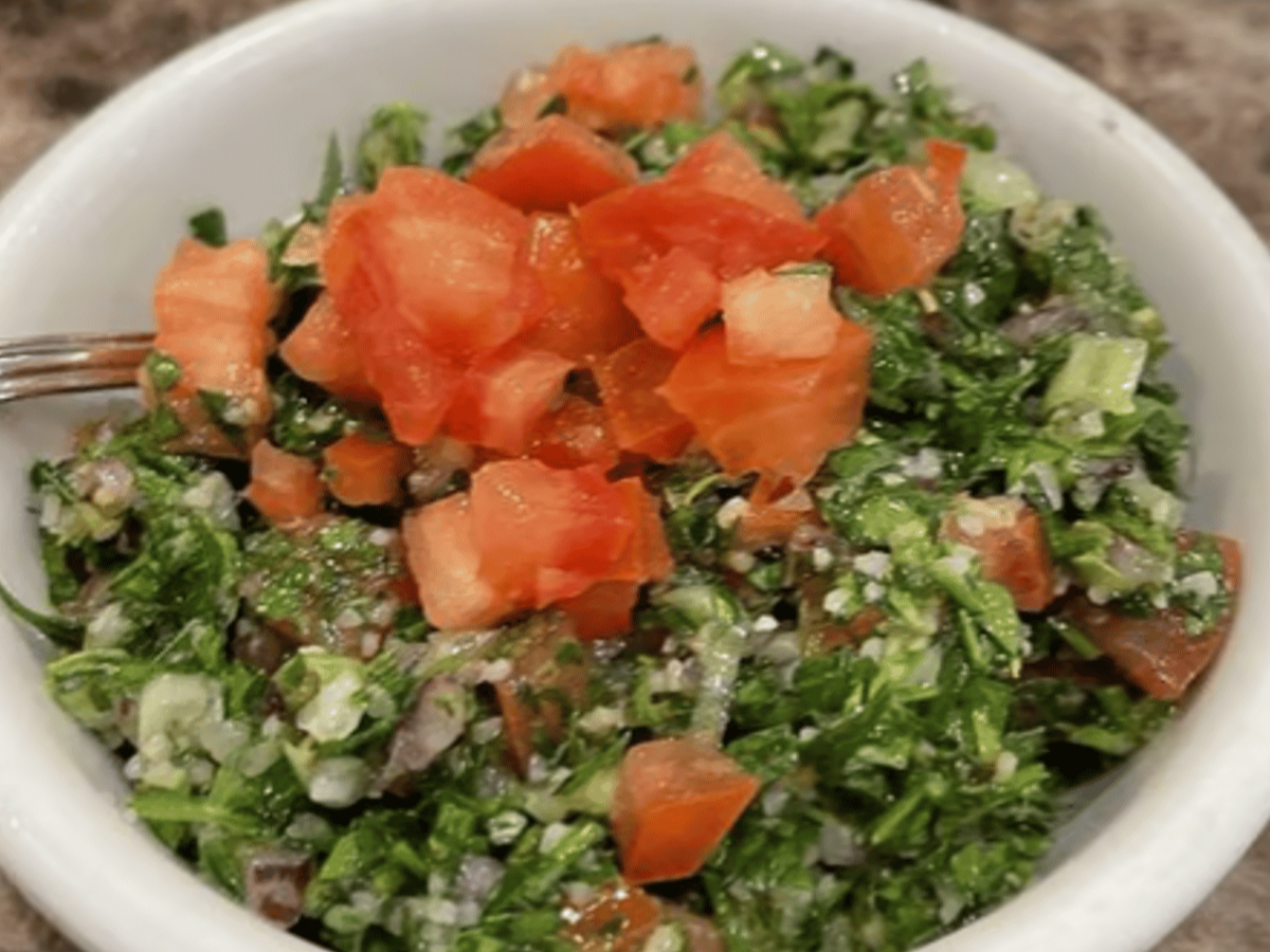 Shirazi Salad.