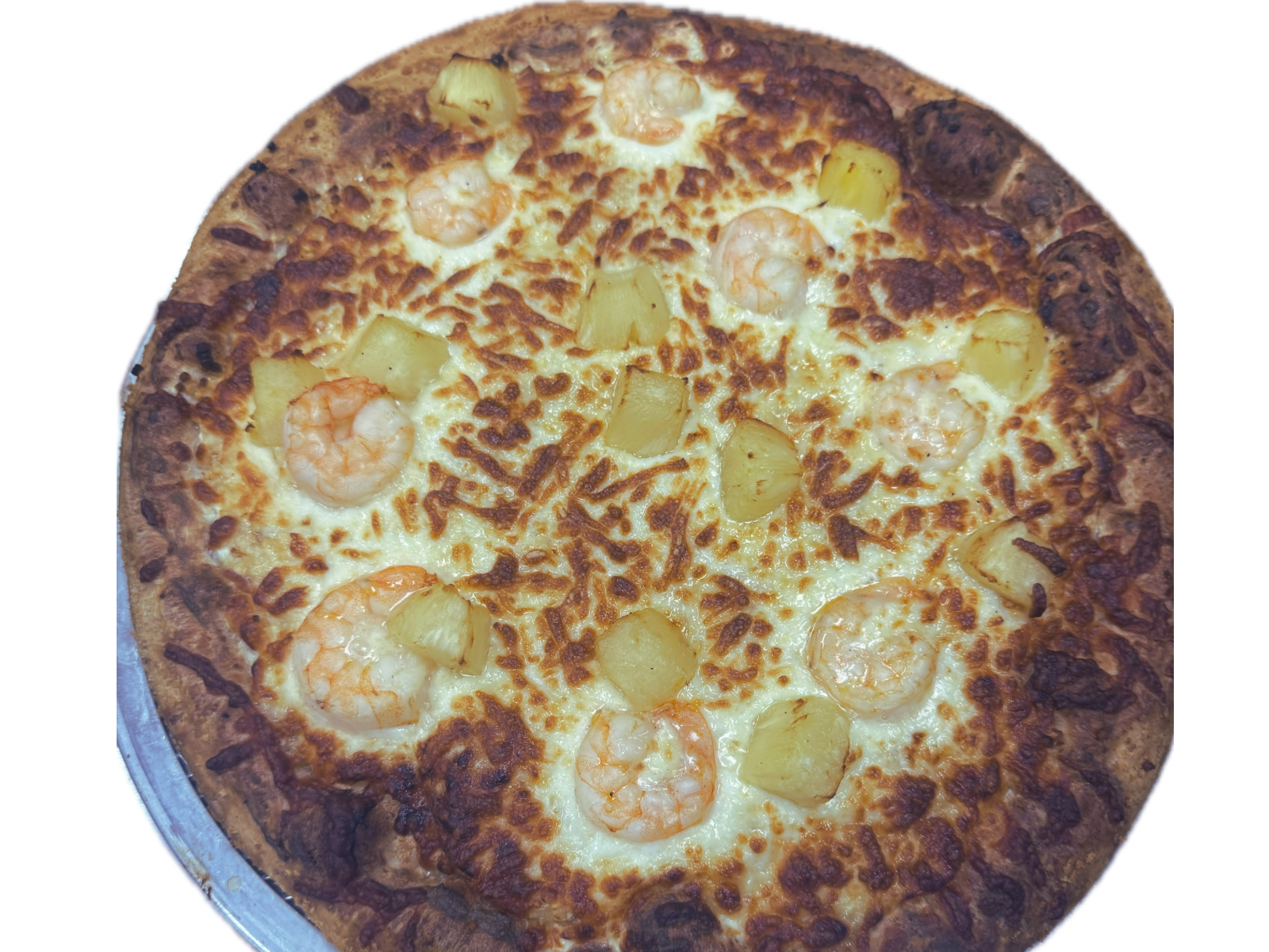 Honey Crispy Shrimp Pizza