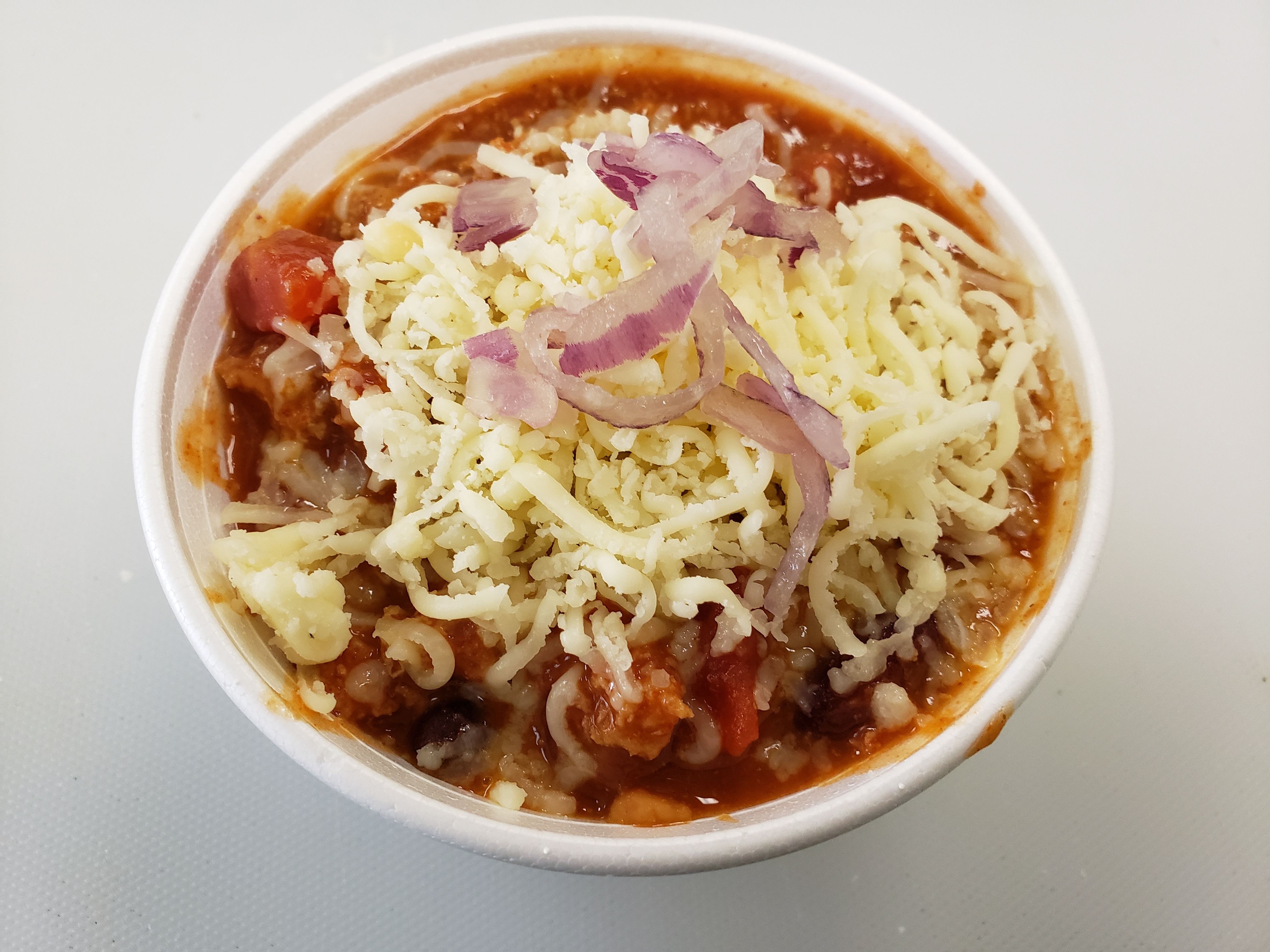 Hot Side 16oz Homemade Chili.
