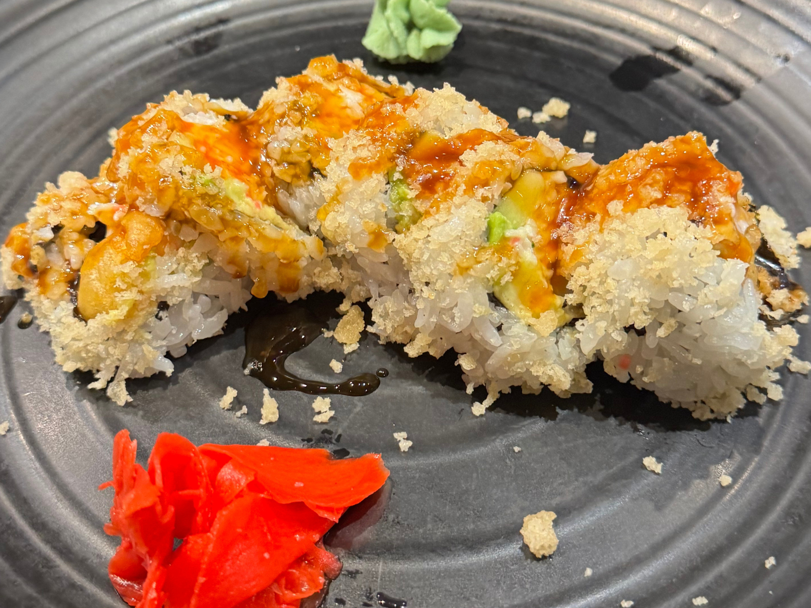 Calamari Tempura Roll.