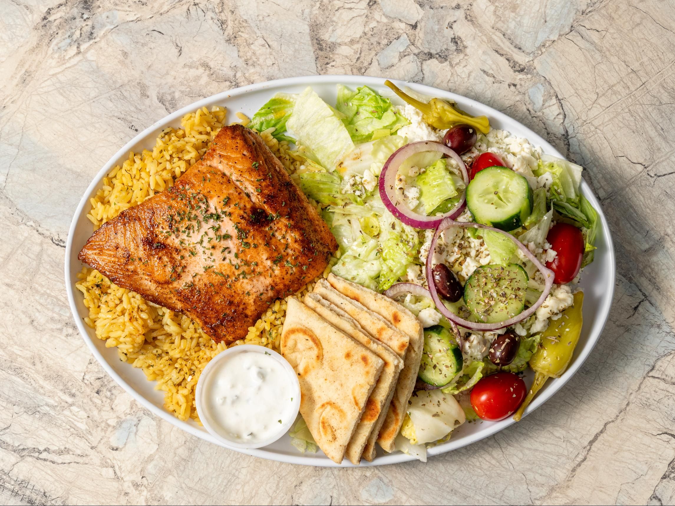 Salmon Platter.
