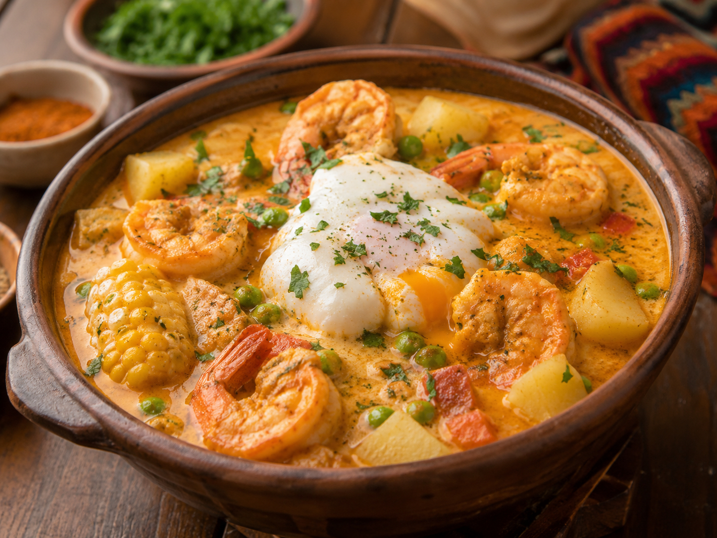 Chupe De Camarones.