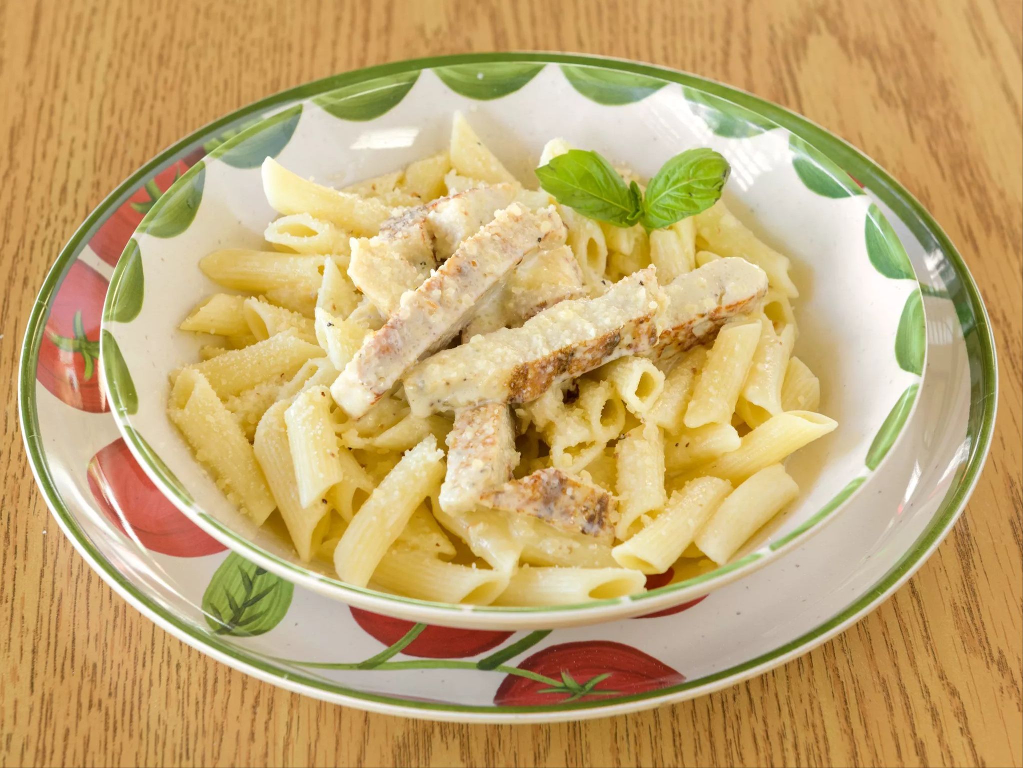 Chicken Alfredo.