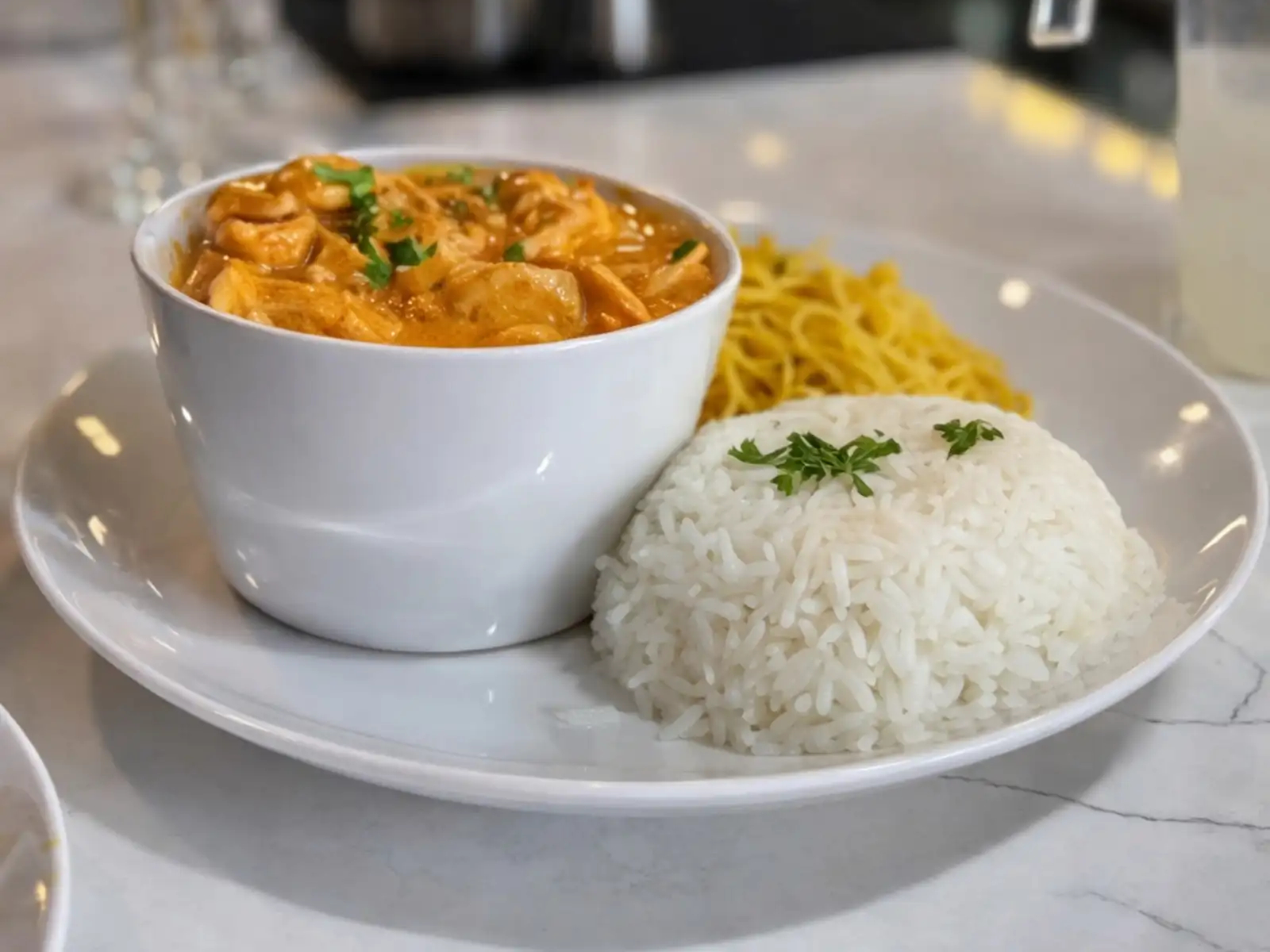 Chicken Stroganoff.