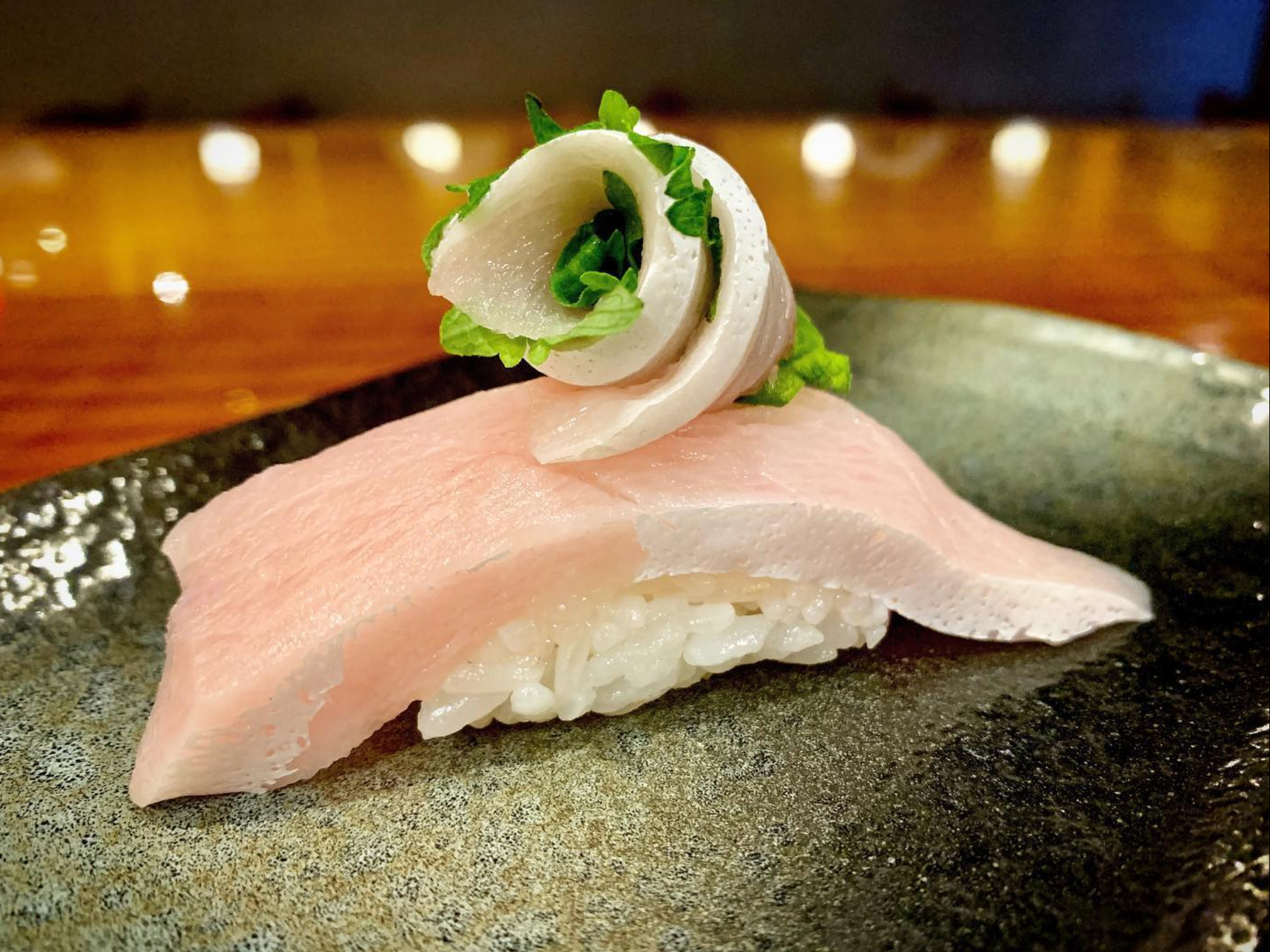 Hamachi Toro Nigiri.