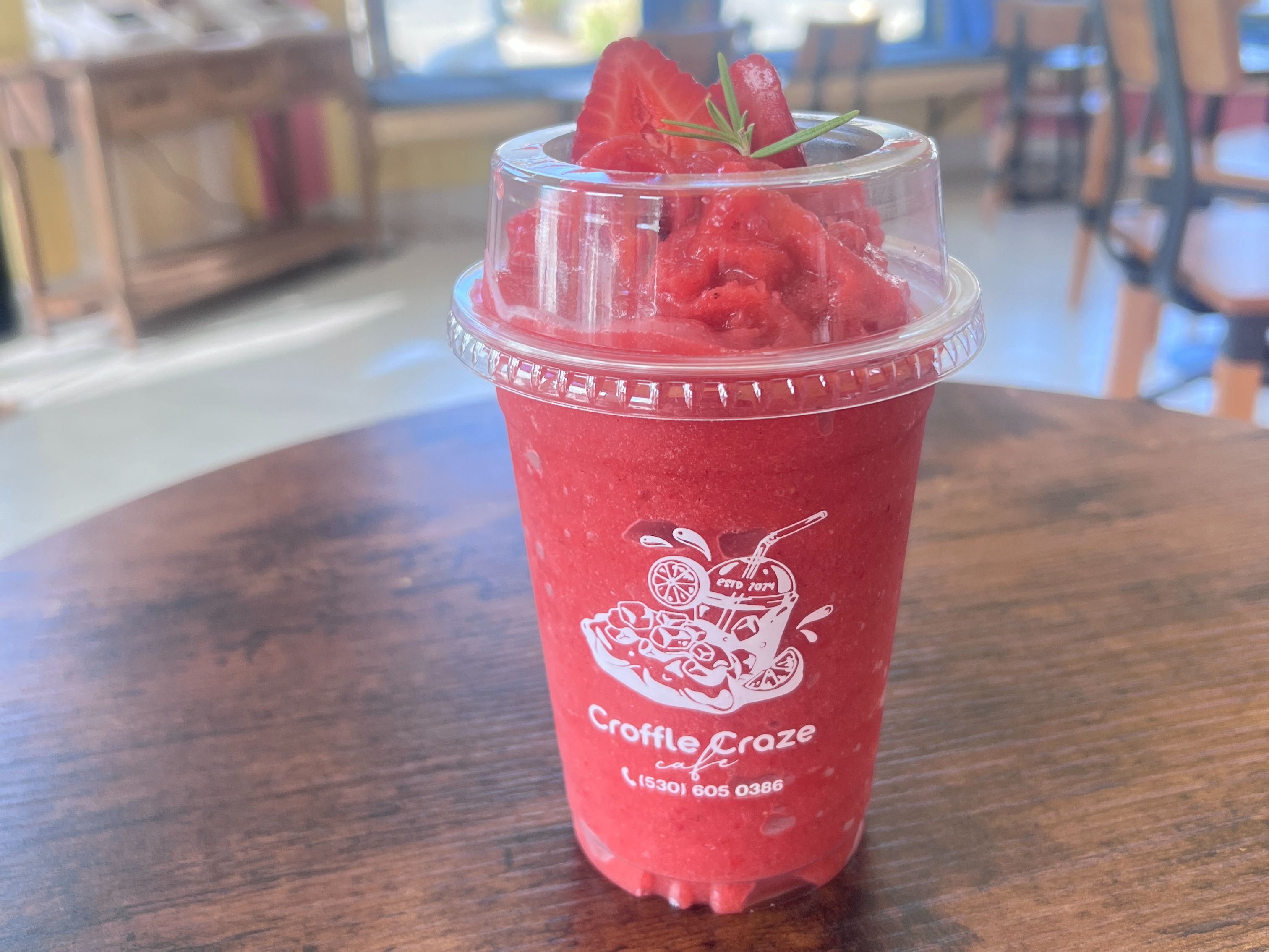 Strawberry Smoothie.