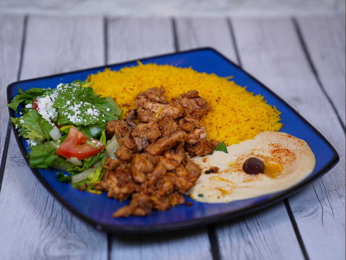 Chicken Shawarma Plate.