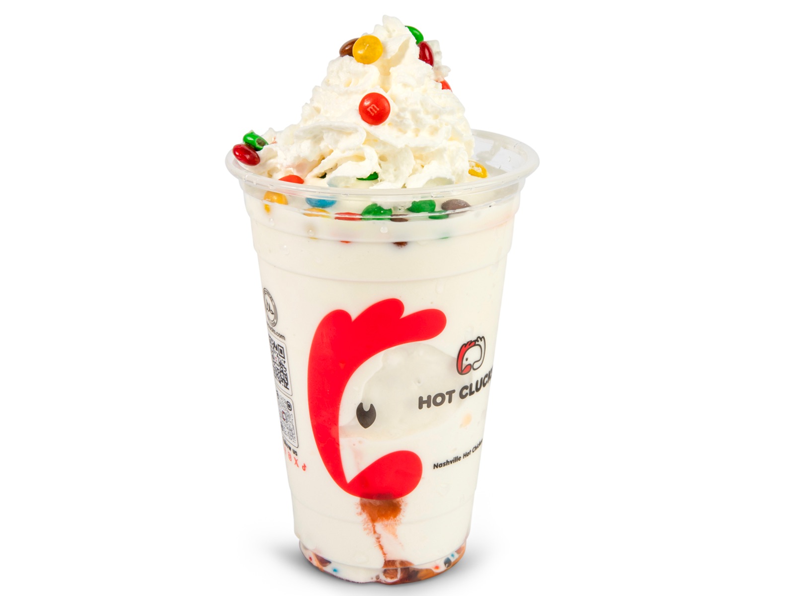 M&M Vanilla Milkshakes