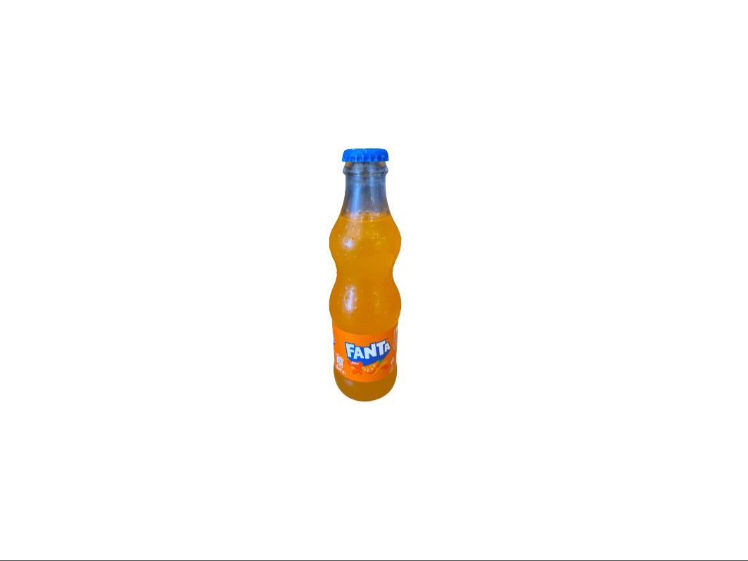 Glass Fanta.