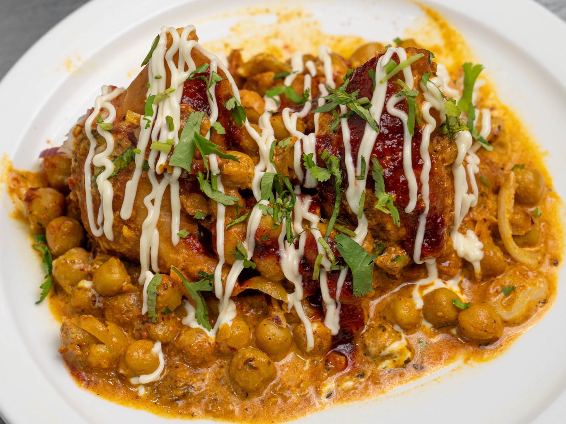 Samosa Chaat.