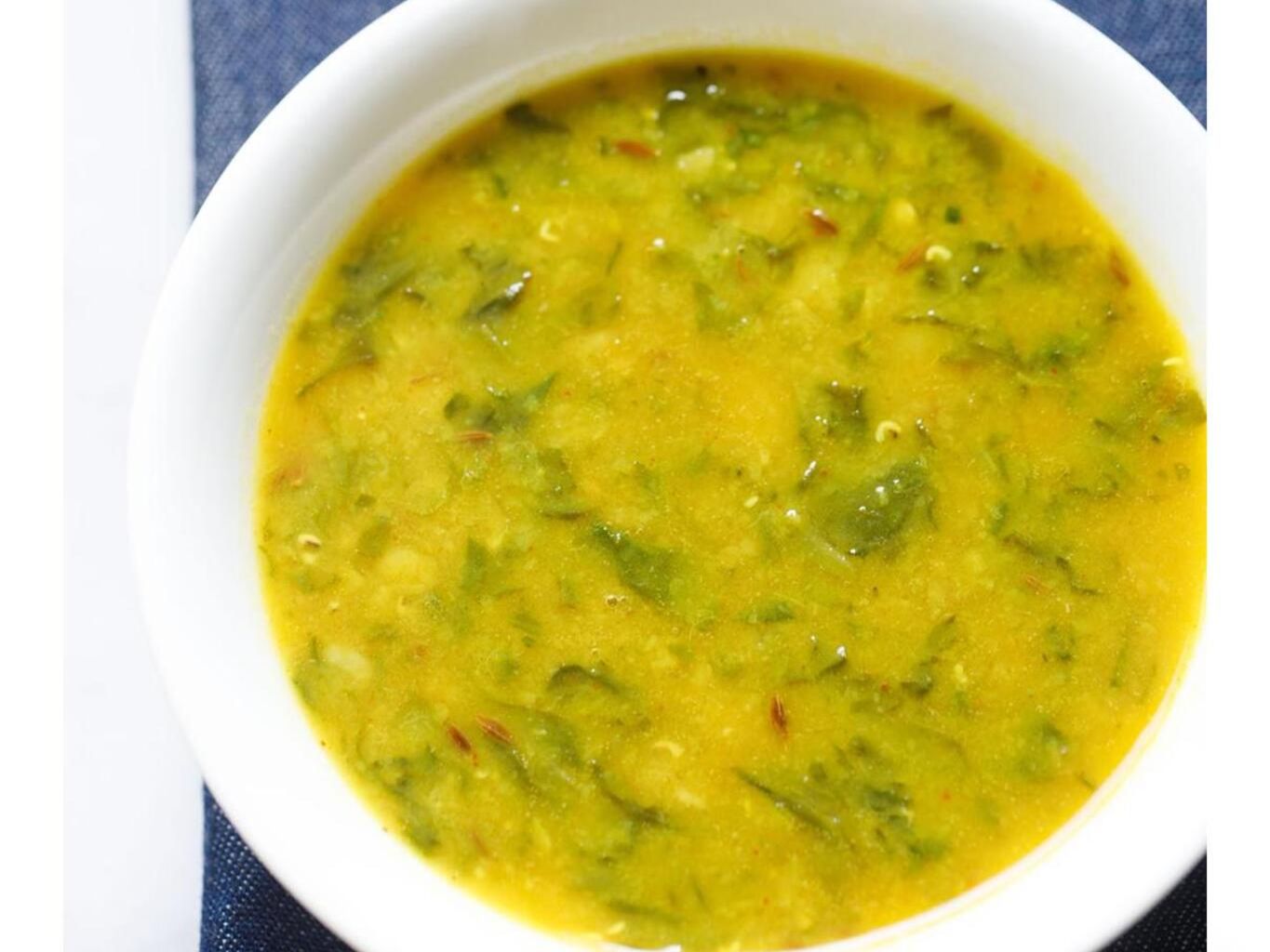 Palak Dal Fry.