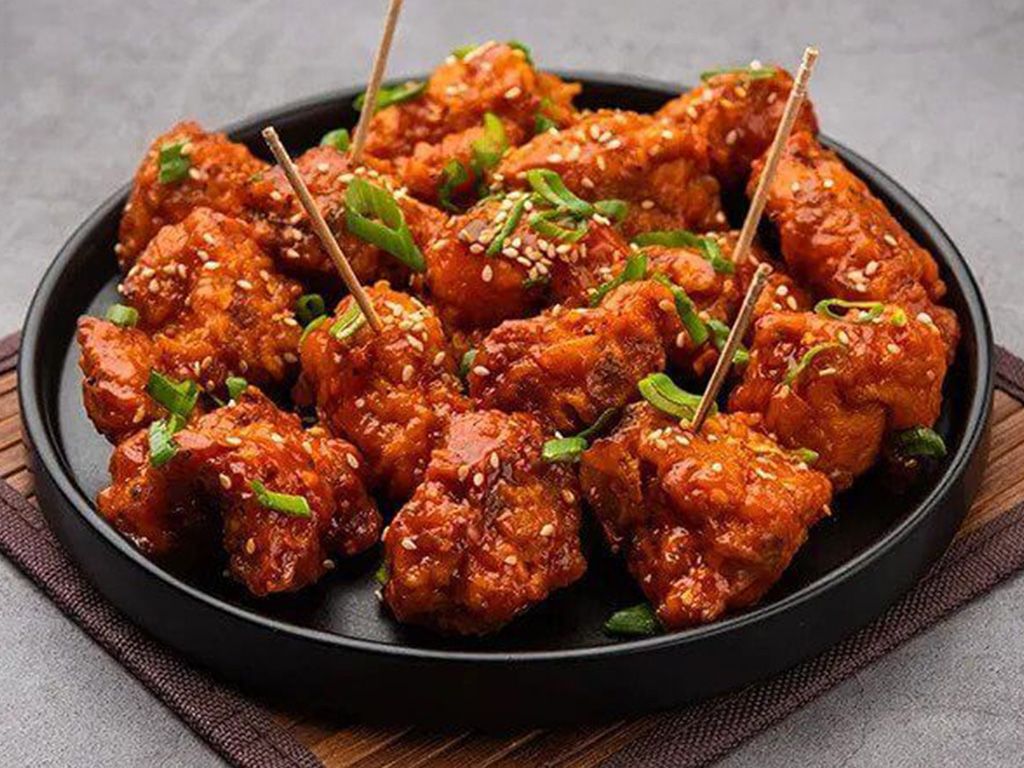 Lasuni Chicken  (Small Tray- Serves 10-12 People).