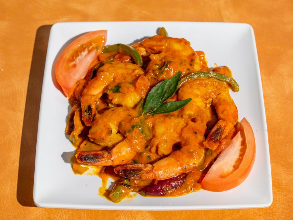 Madras Fried Shrimp.