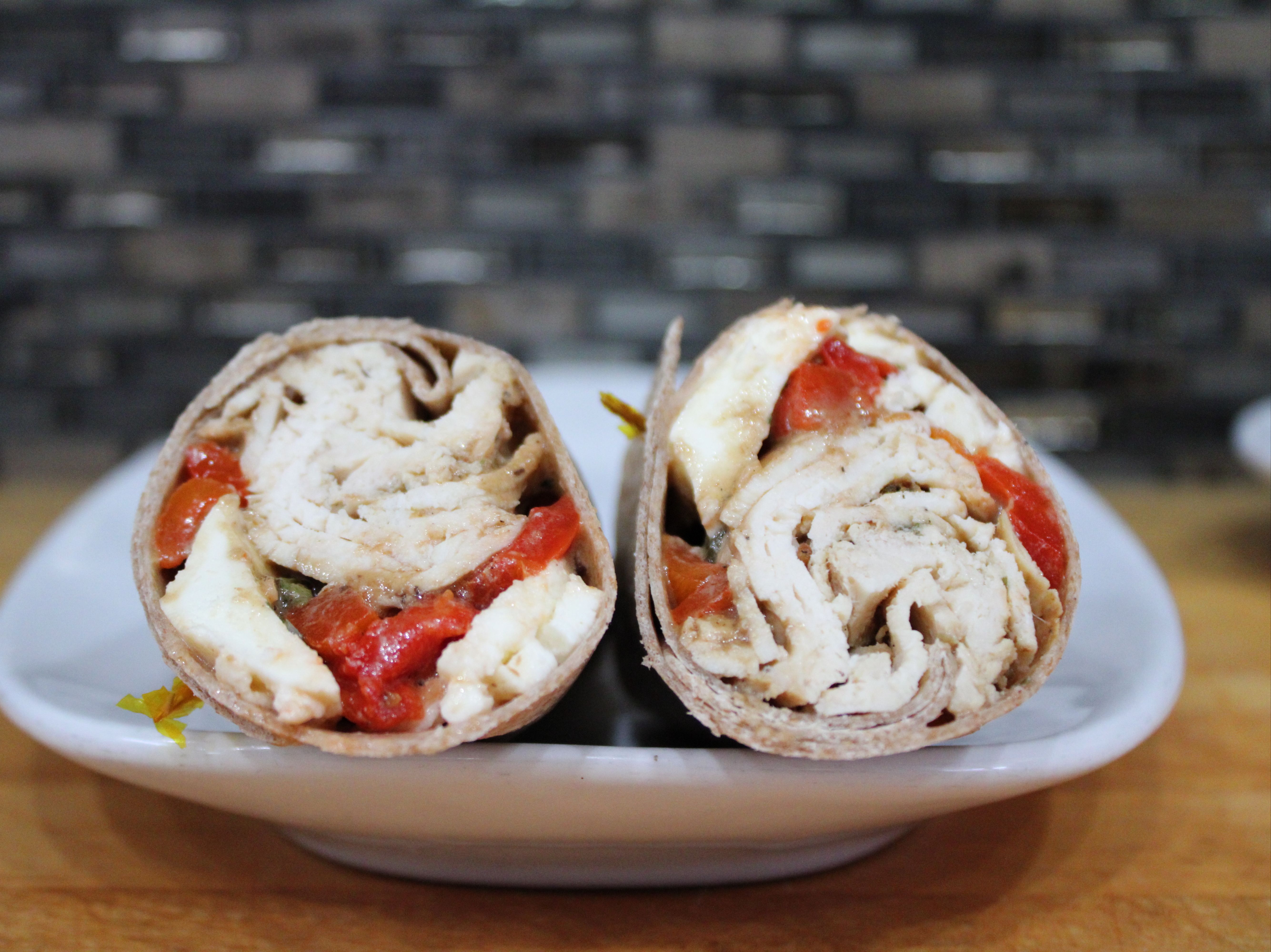 Chicken Mozzarella Wrap.