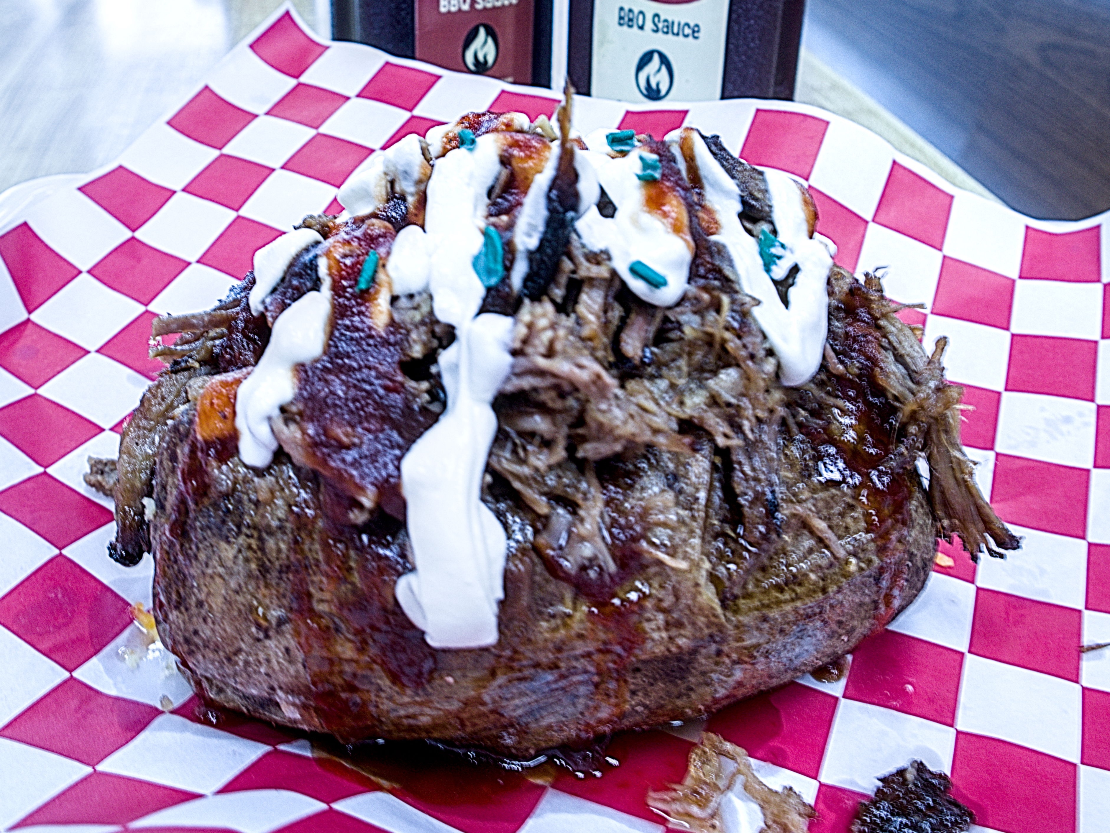 Loaded Potato - Papa con Carne.