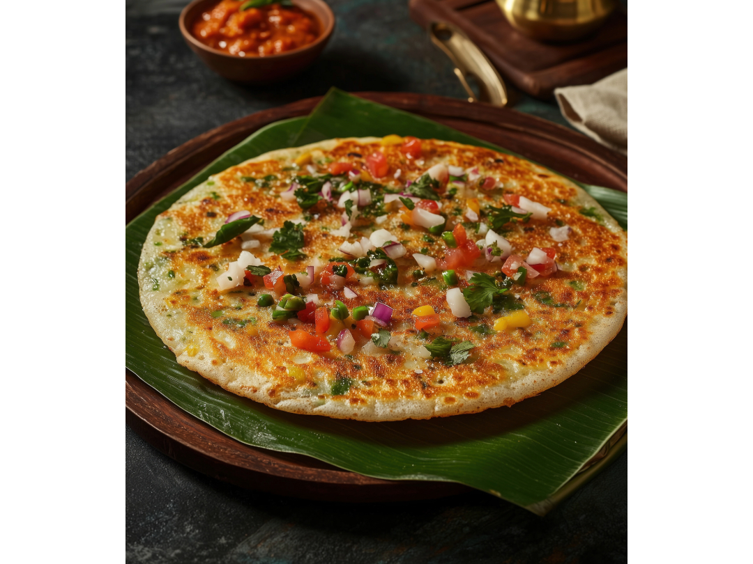 Onion Chilli Uthappam