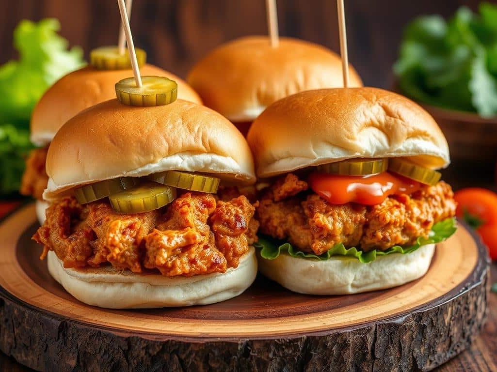Crispy Chicken Sliders (Mini Sándwiches de Pollo Crujiente)