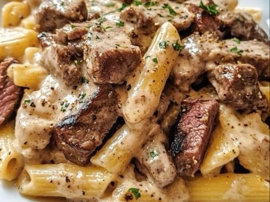 Steak Tip Pasta.