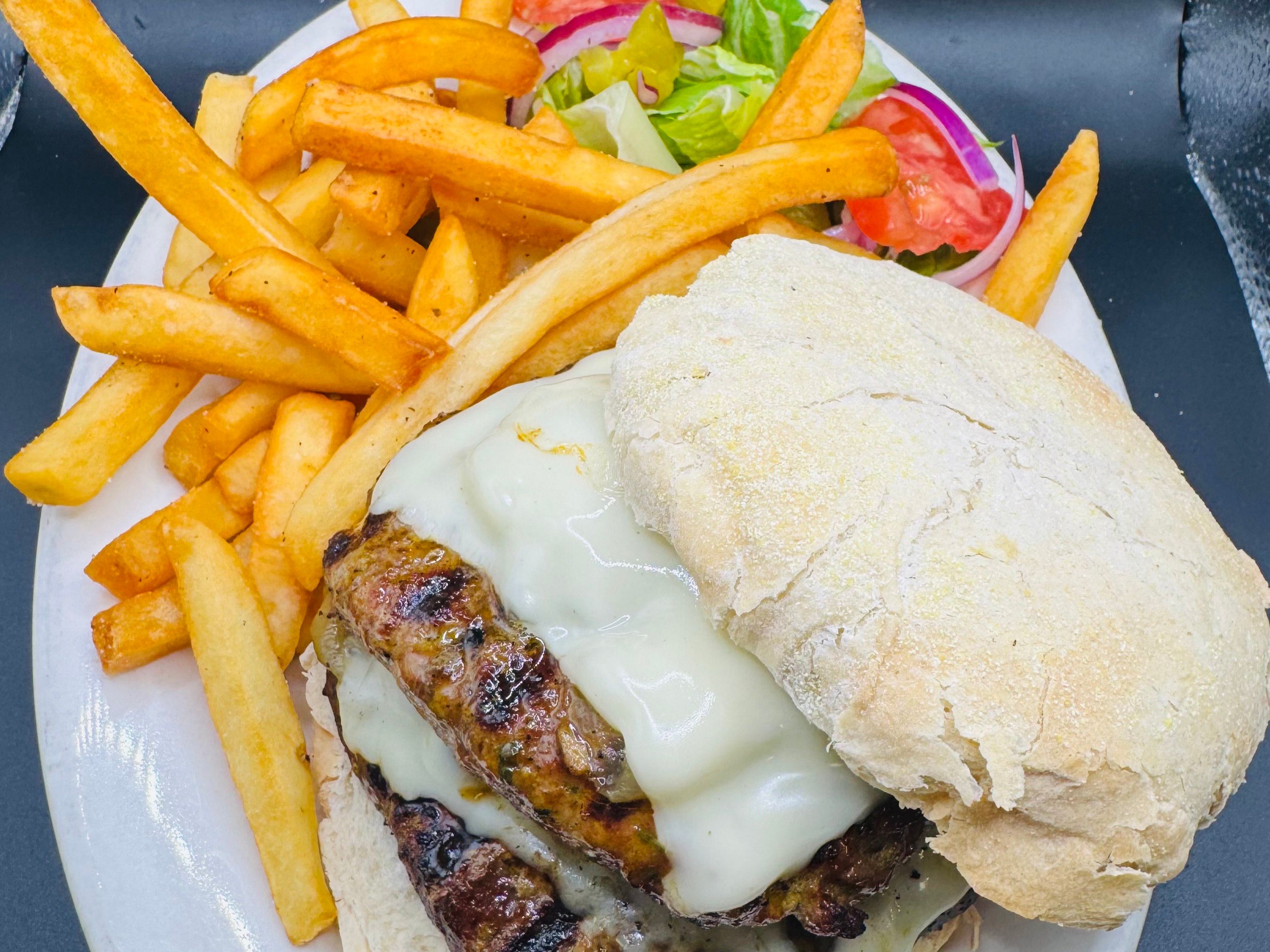 Moroccan Cheese Burger.