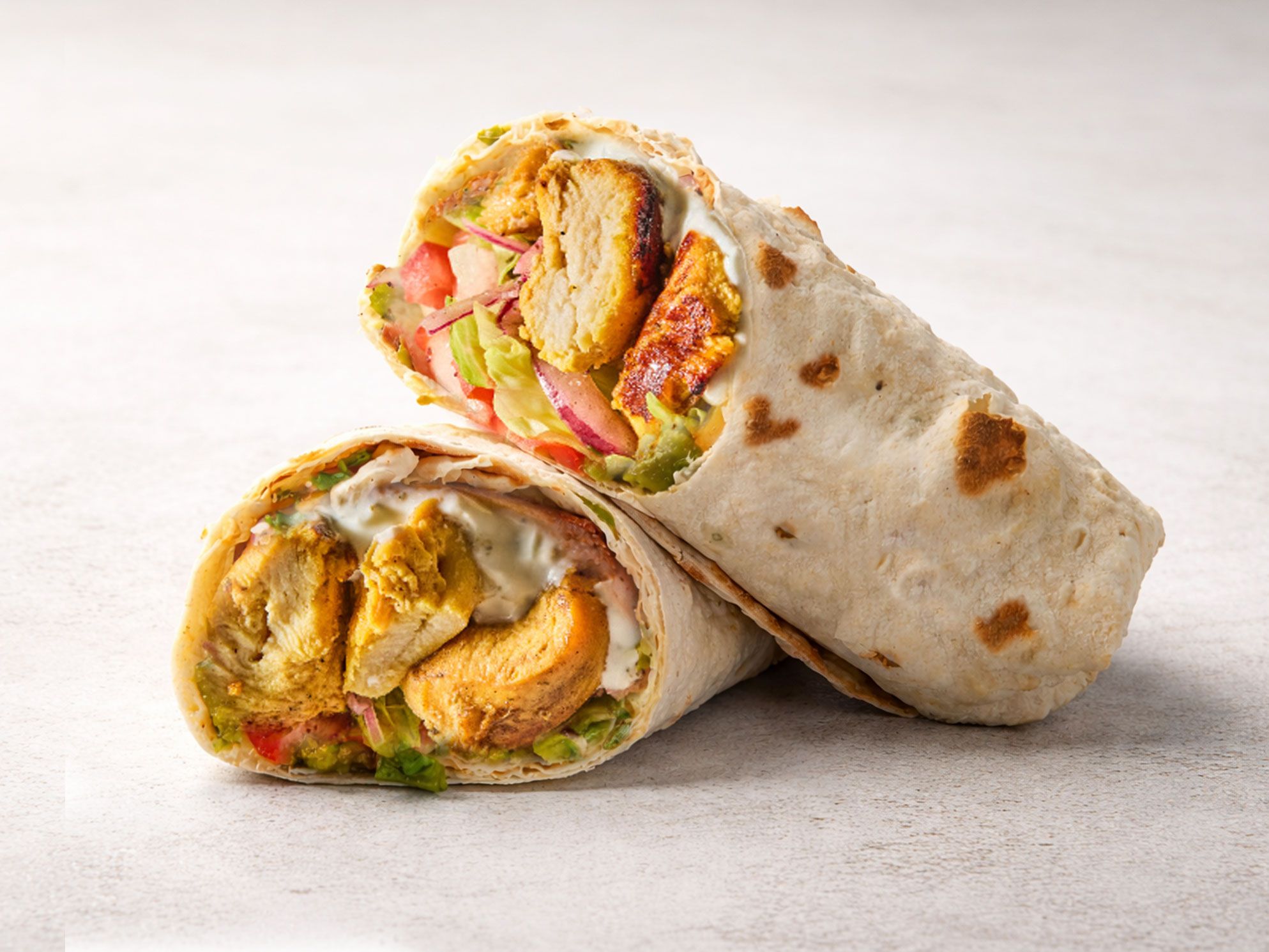 Chicken Shish Kabob Wrap