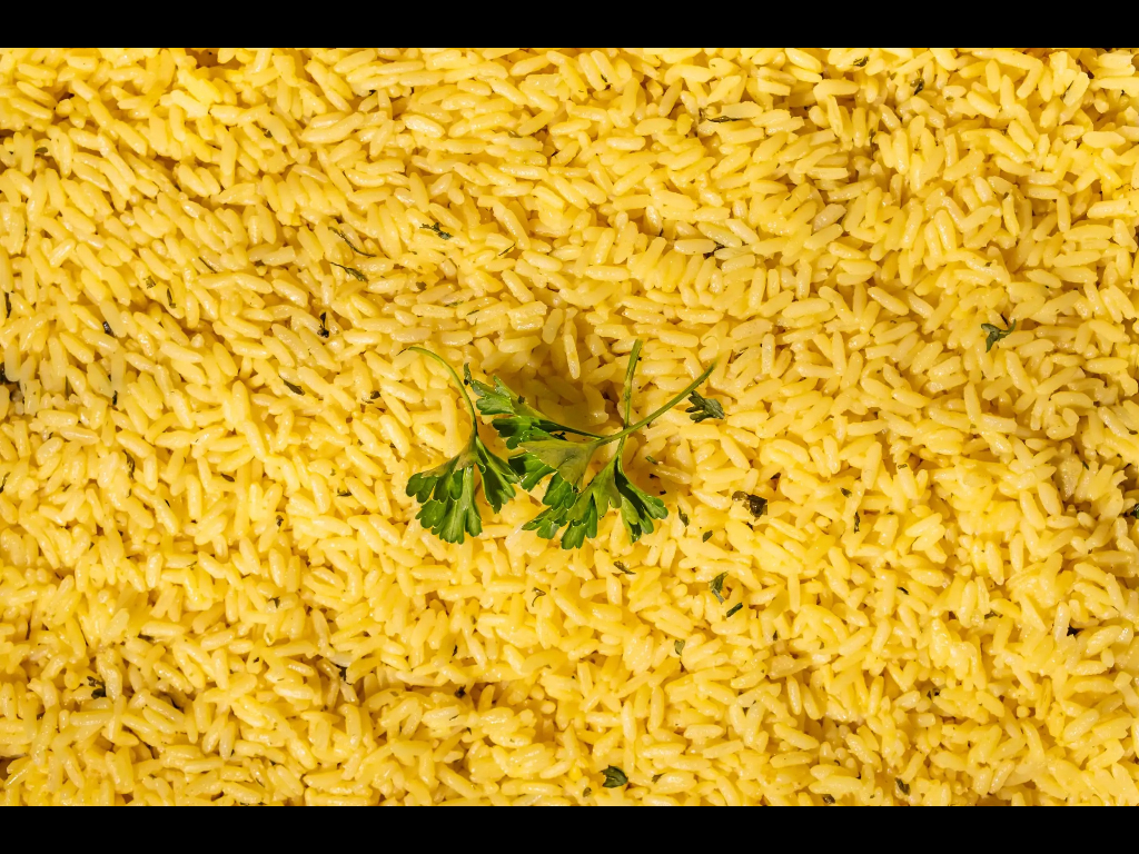 Turmeric Rice 1/2 Pan.