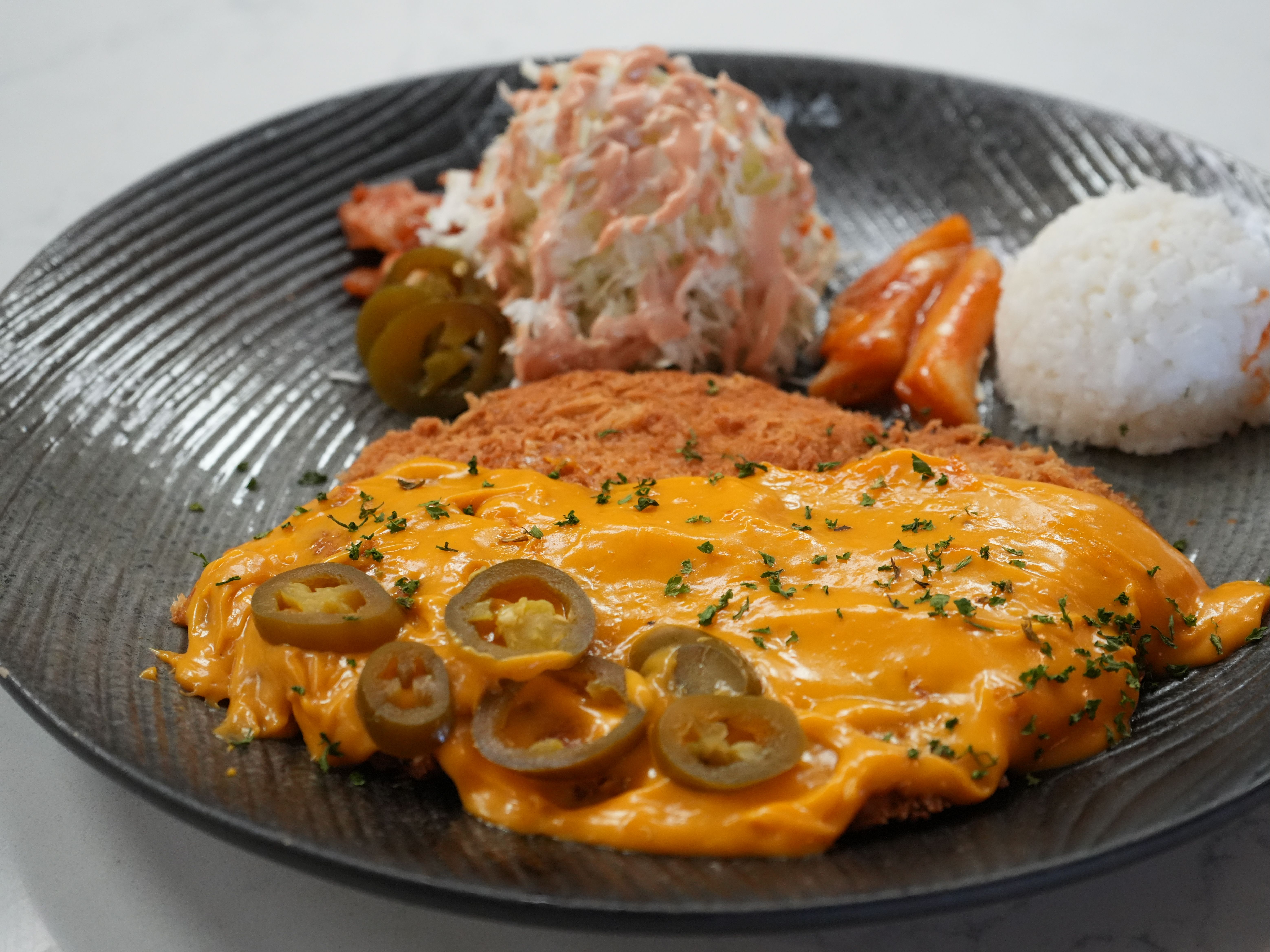 CHEDDAR CHEESE (PORK) KATSU.