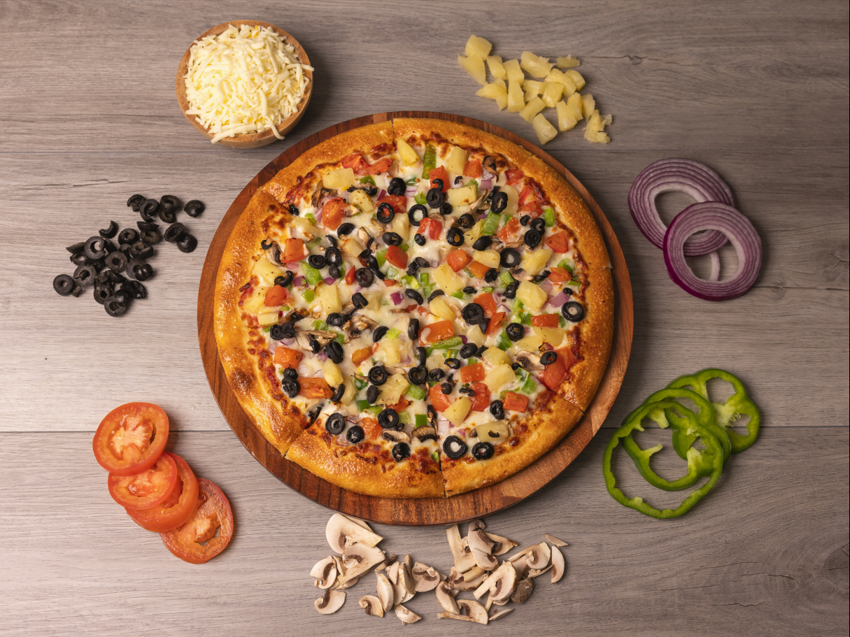 Veggie Delight Pizza.