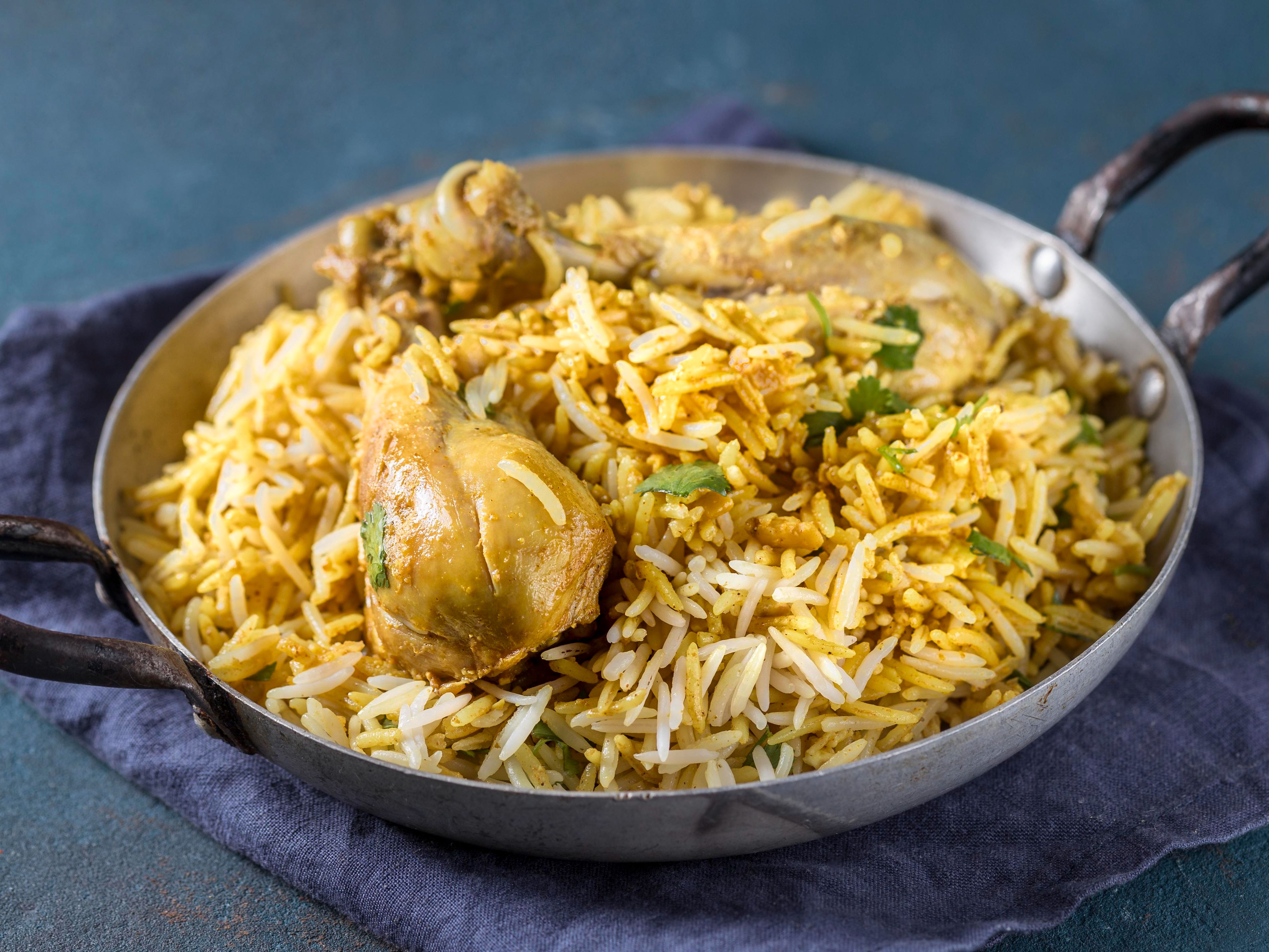 Chicken Fry Biryani.