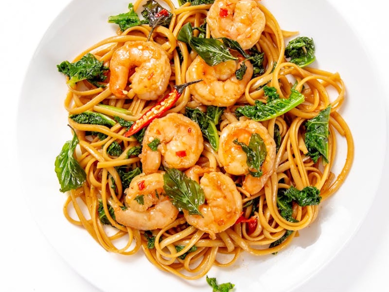 Shrimp Drunken Noodles.