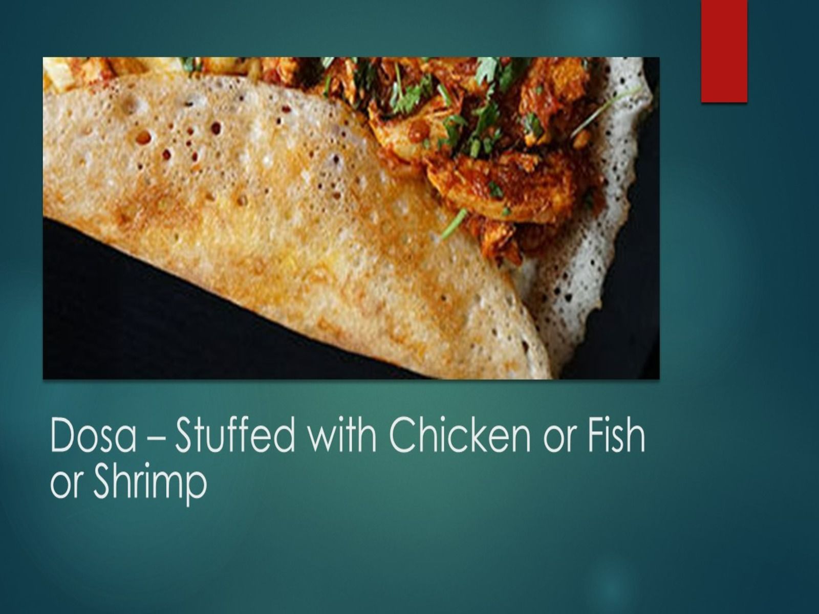 Shrimp Dosa